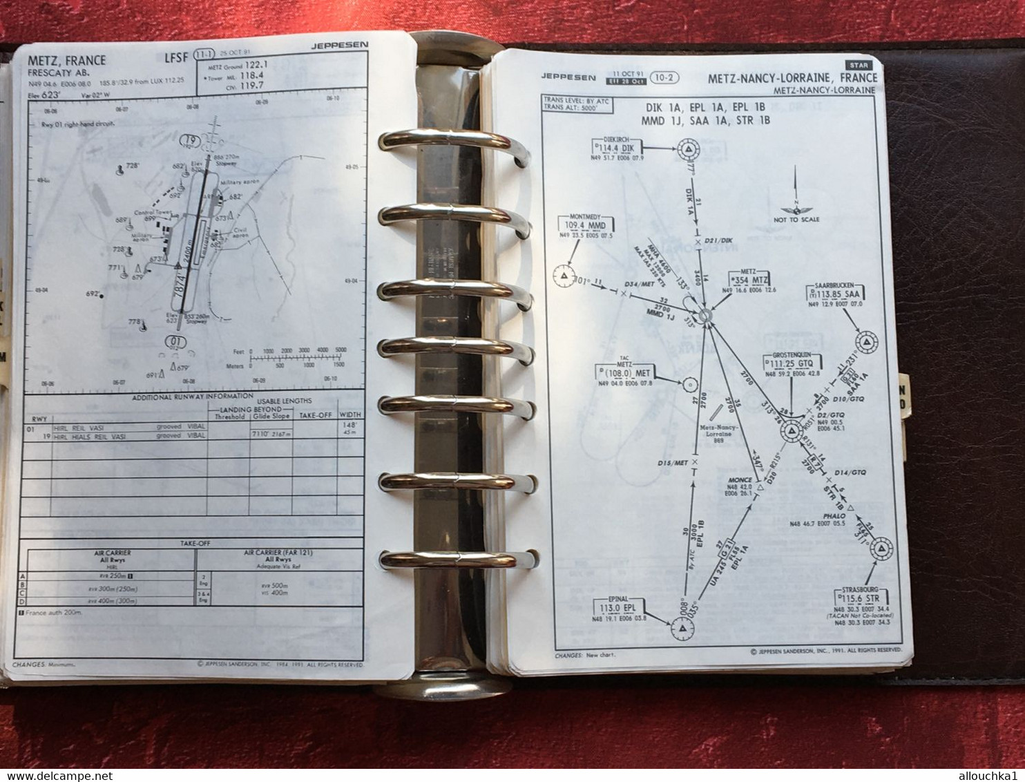 Transport Aviation Commerciale  Manuel Jeppesen Airway Manual service plans de vol aéroports de France-Suisse-Corse-