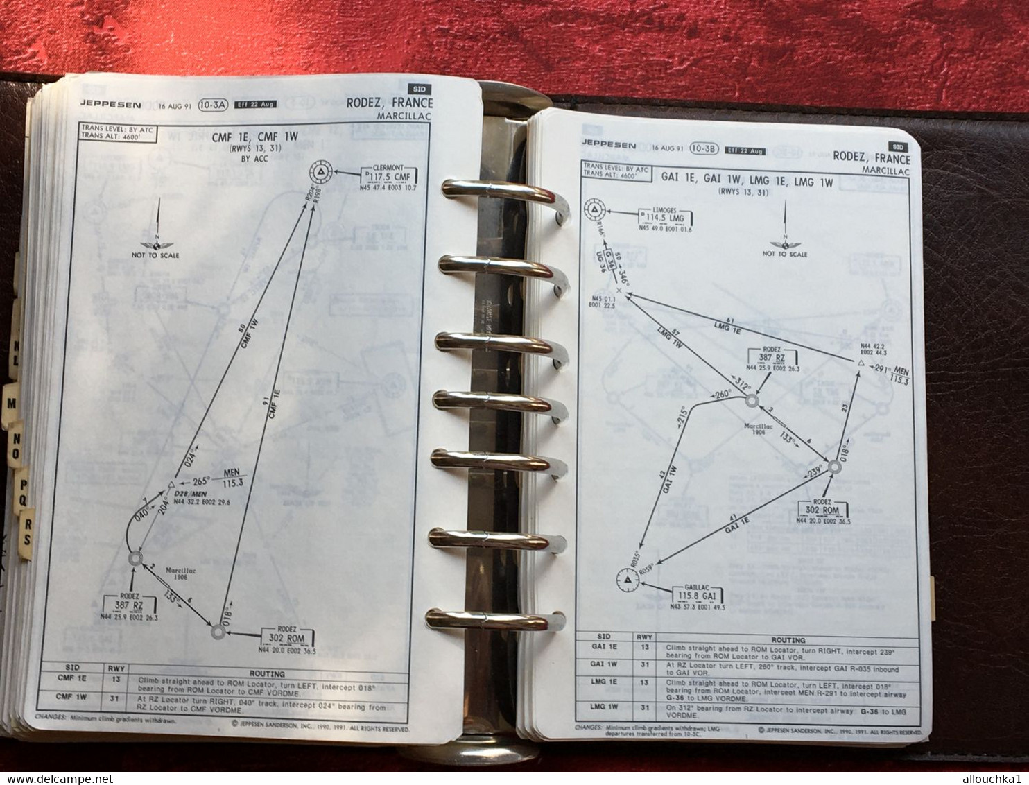 Transport Aviation Commerciale  Manuel Jeppesen Airway Manual service plans de vol aéroports de France-Suisse-Corse-