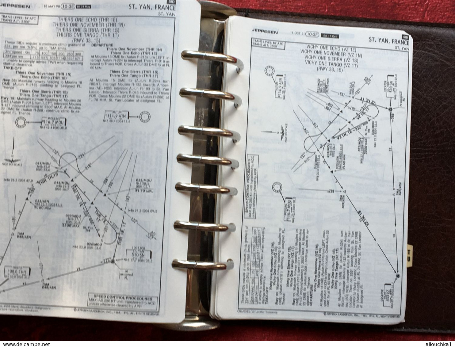 Transport Aviation Commerciale  Manuel Jeppesen Airway Manual service plans de vol aéroports de France-Suisse-Corse-