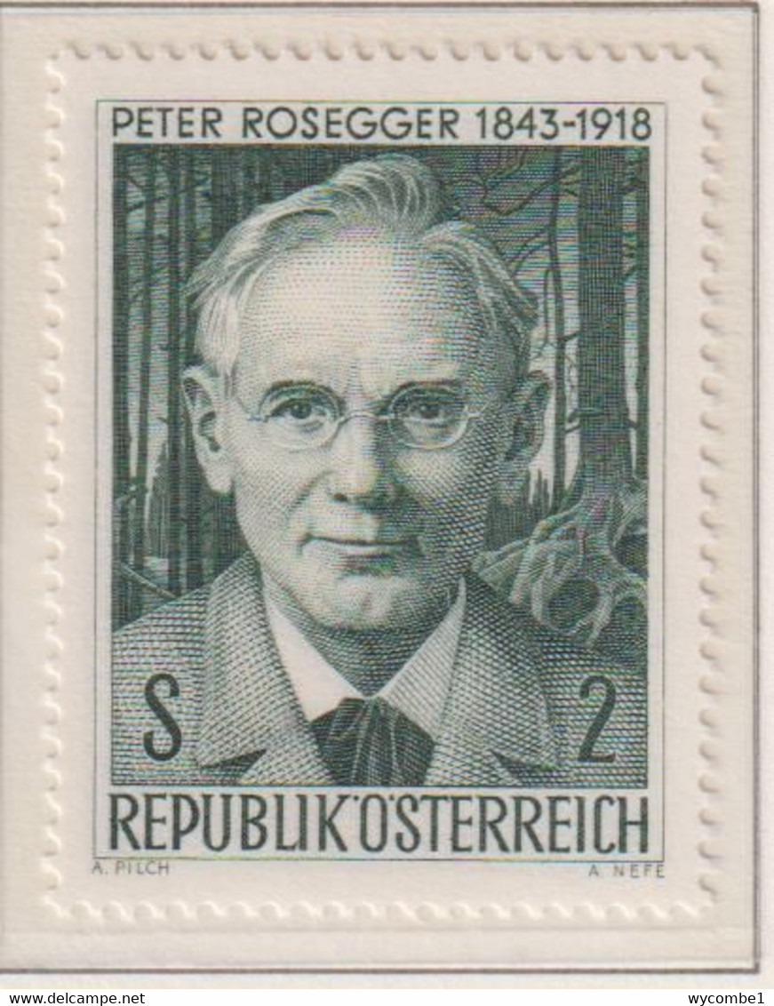 AUSTRIA  -  1968 Rosegger 2s Never Hinged Mint - Unused Stamps