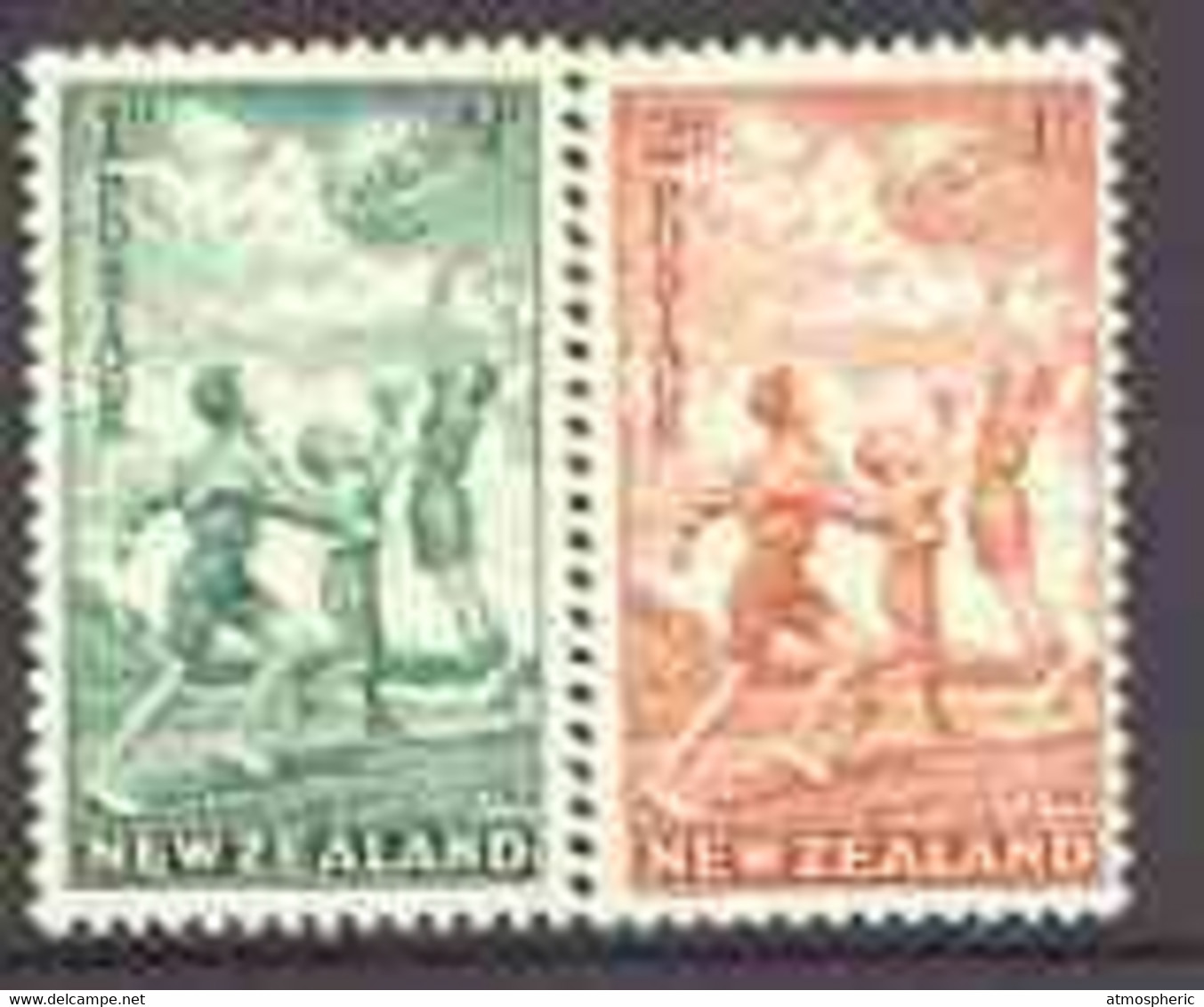 New Zealand 1940 Health - Children Playing With Beach Ball Set Of 2 U/M SG 626-27 - Unused Stamps