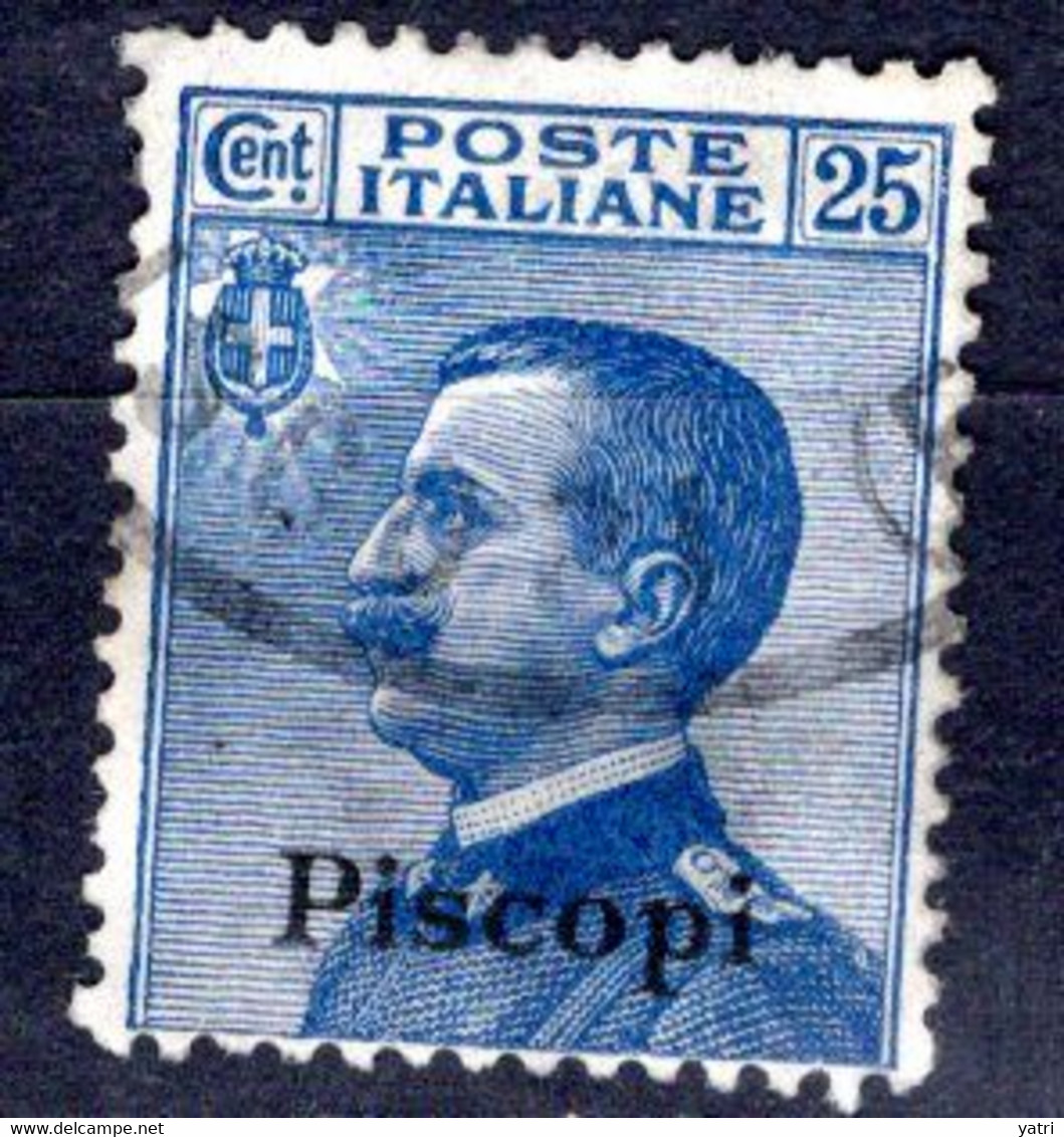 Egeo - Piscopi - 25 Centesimi (o) - Egée (Piscopi)