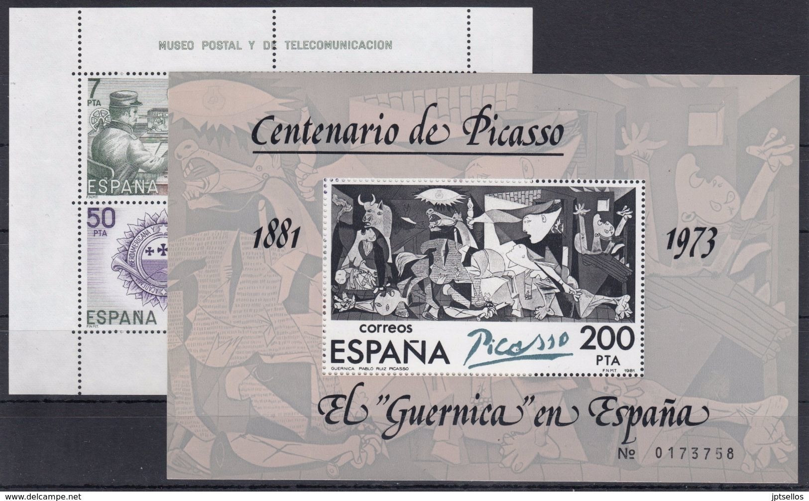 ESPAÑA 1981 Nº 2599/2643 AÑO NUEVO COMPLETO,40 SELLOS,2 HB - Années Complètes