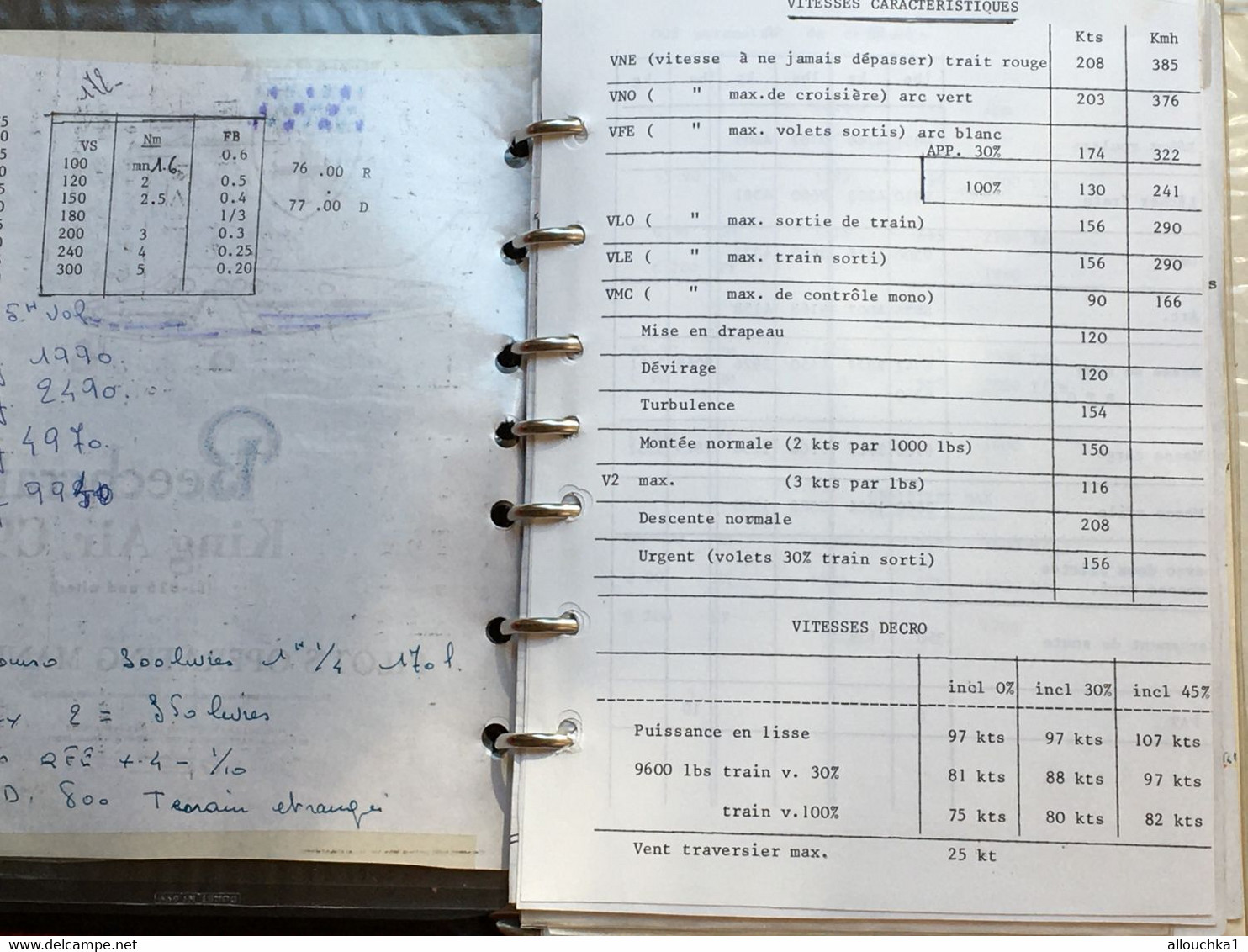 Beechkraft King Air C90 Pilote Operating Aviation  Manuel Jeppesen Airway Manual Service Plans Vol Aéroports France - Manuales