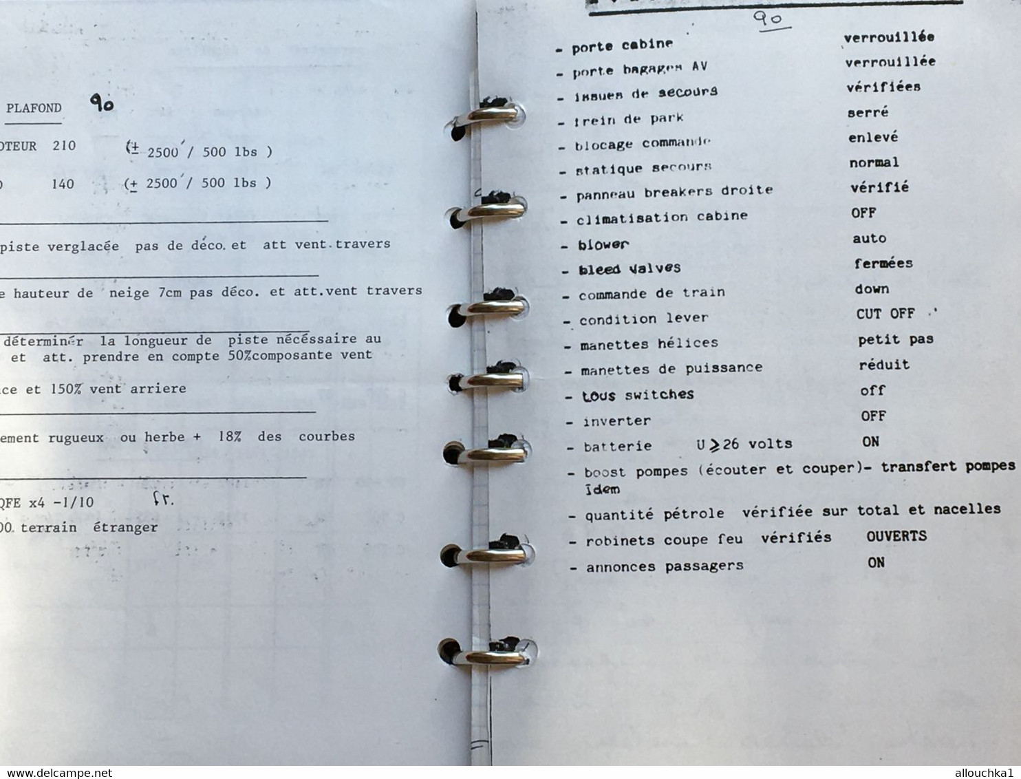 Beechkraft King Air C90 Pilote Operating Aviation  Manuel Jeppesen Airway Manual Service Plans Vol Aéroports France - Manuales