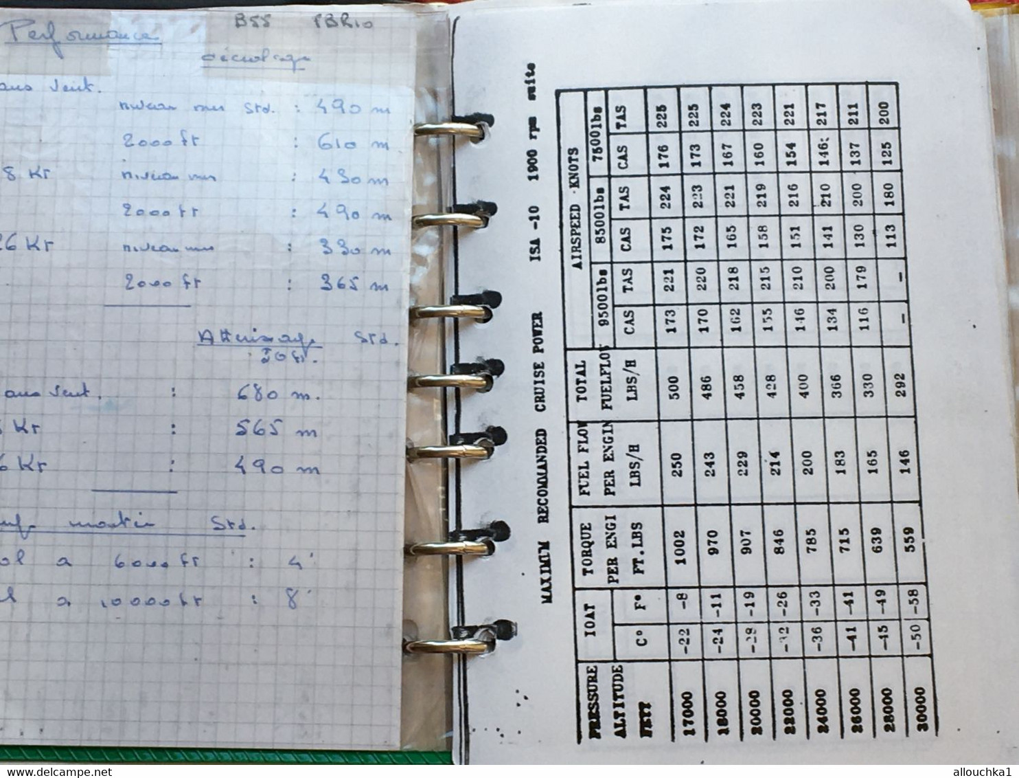 Beechkraft king air C90 Pilote operating Aviation  Manuel Jeppesen Airway Manual service plans vol aéroports France