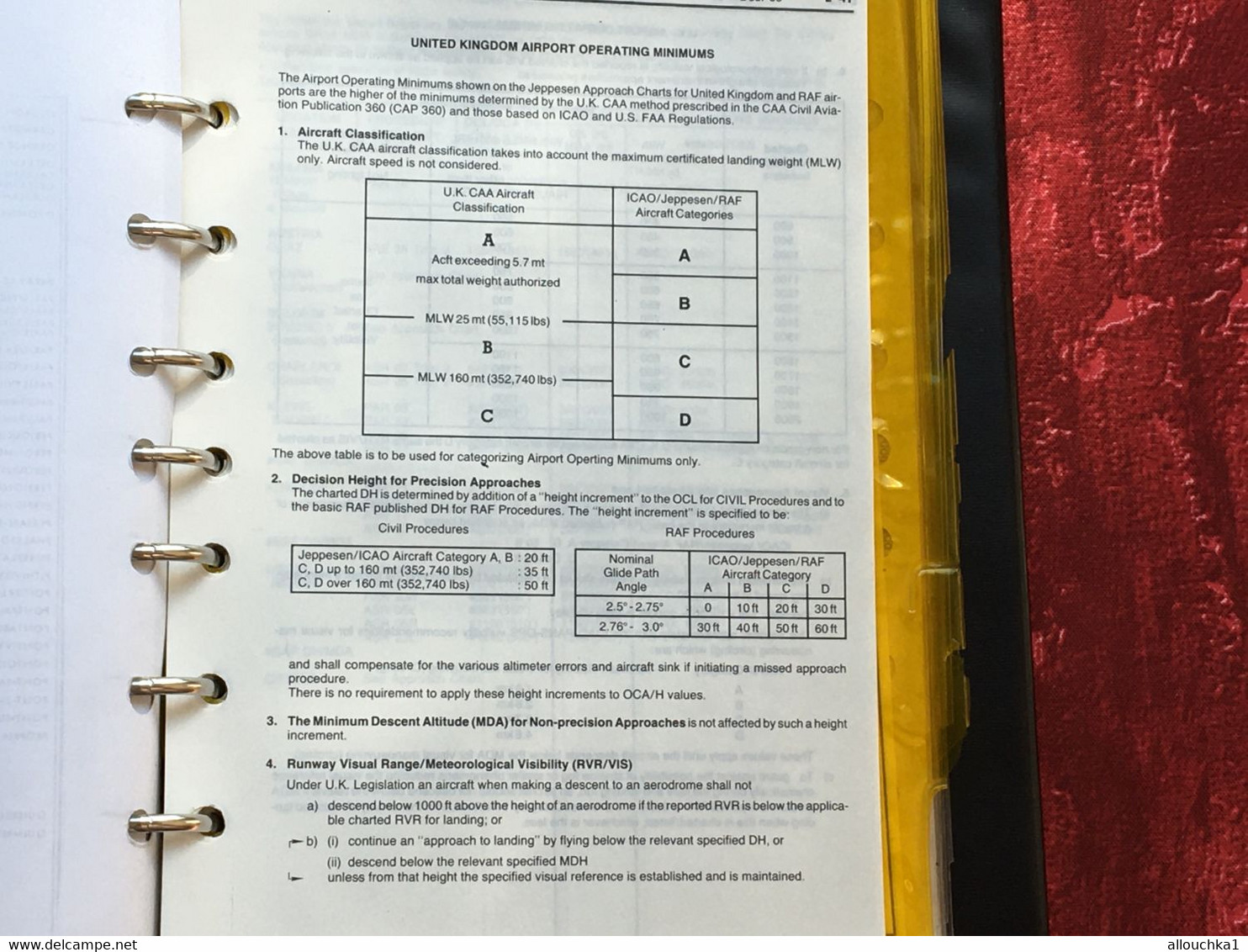 Beechkraft king air C90 Pilote operating Aviation  Manuel Jeppesen Airway Manual service plans vol aéroports France