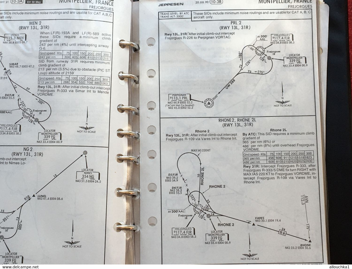 Beechkraft king air C90 Pilote operating Aviation  Manuel Jeppesen Airway Manual service plans vol aéroports France