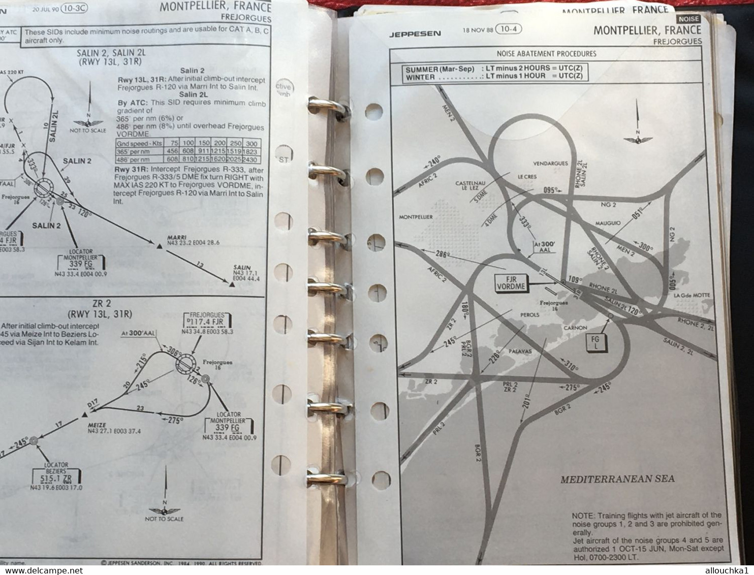 Beechkraft king air C90 Pilote operating Aviation  Manuel Jeppesen Airway Manual service plans vol aéroports France