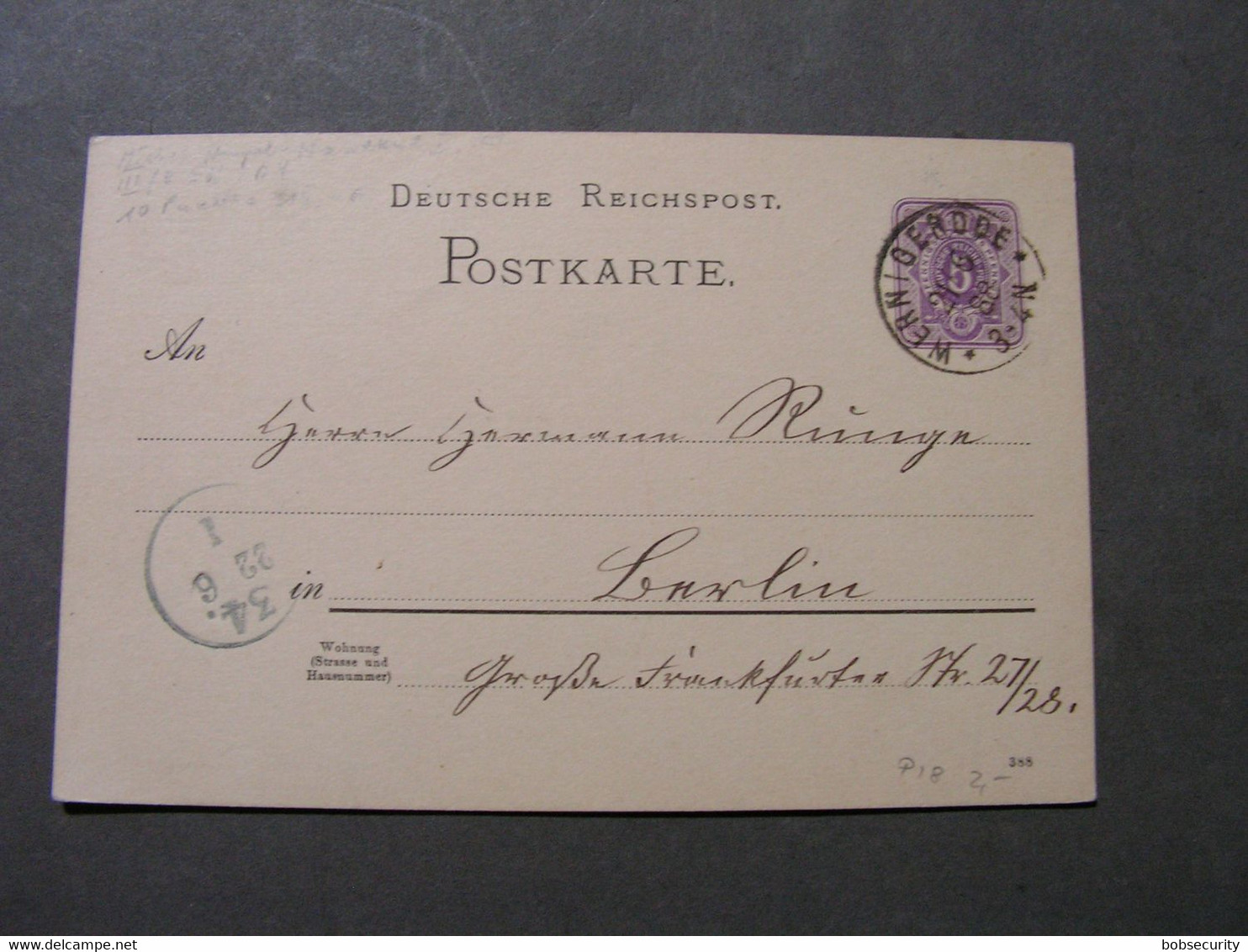 Wernigerode 1888  Alte Karte - Autres & Non Classés