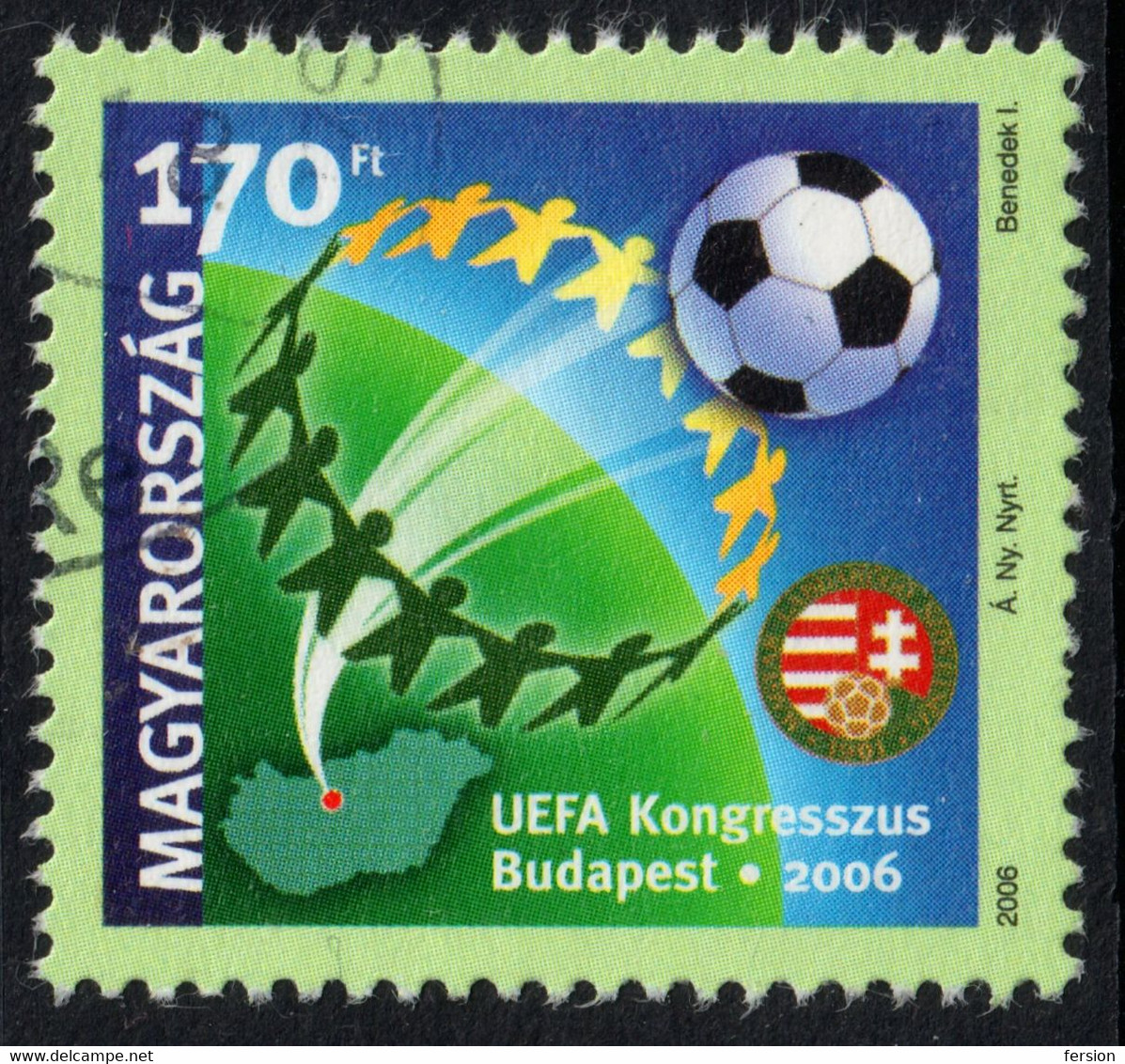 2006 Hungary - Soccer Football - UEFA Congress - EUROPE GLOBE MAP BALL - Used - Usati