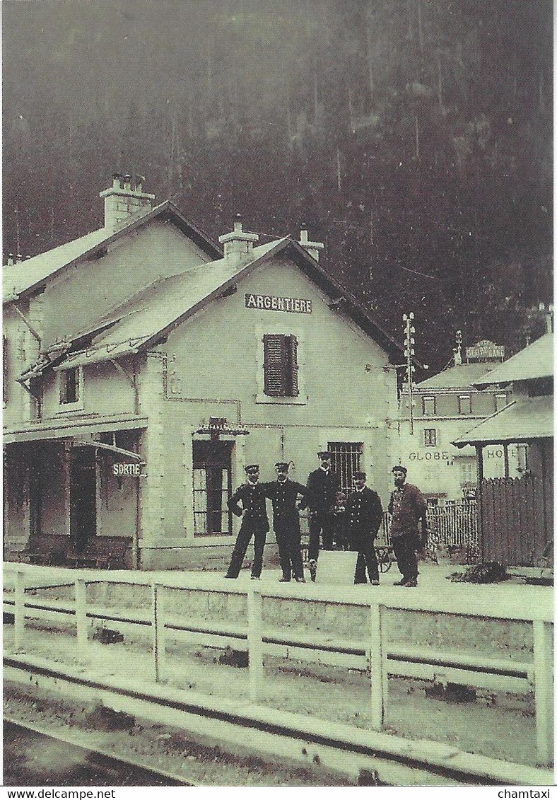 74 SERIE DE 10 CARTES POSTALES DES GARES DE LA LIGNE DE TRAIN A VOIX METRIQUE DE LA VALLÉE DE CHAMONIX MONT BLANC - Chamonix-Mont-Blanc