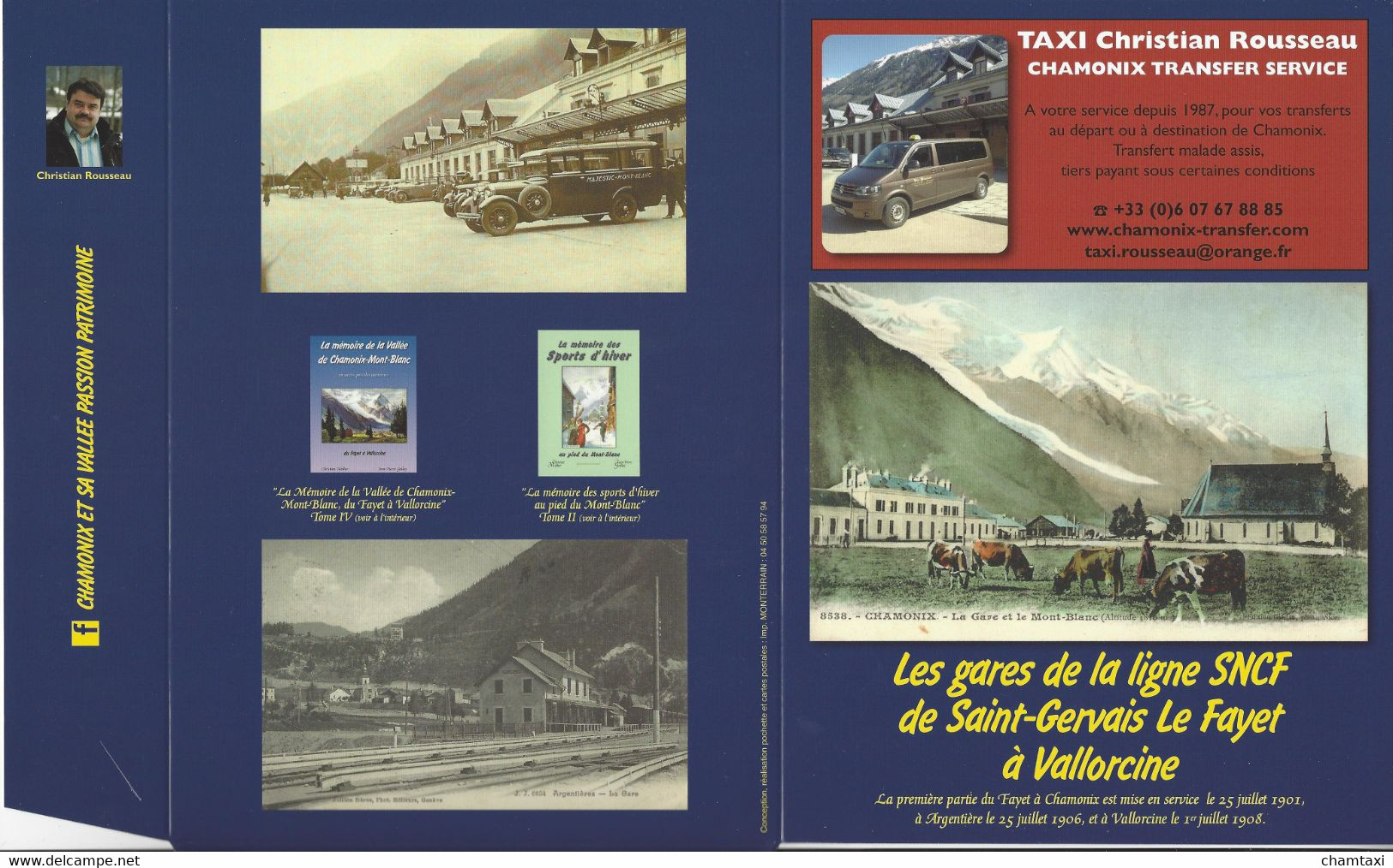 74 SERIE DE 10 CARTES POSTALES DES GARES DE LA LIGNE DE TRAIN A VOIX METRIQUE DE LA VALLÉE DE CHAMONIX MONT BLANC