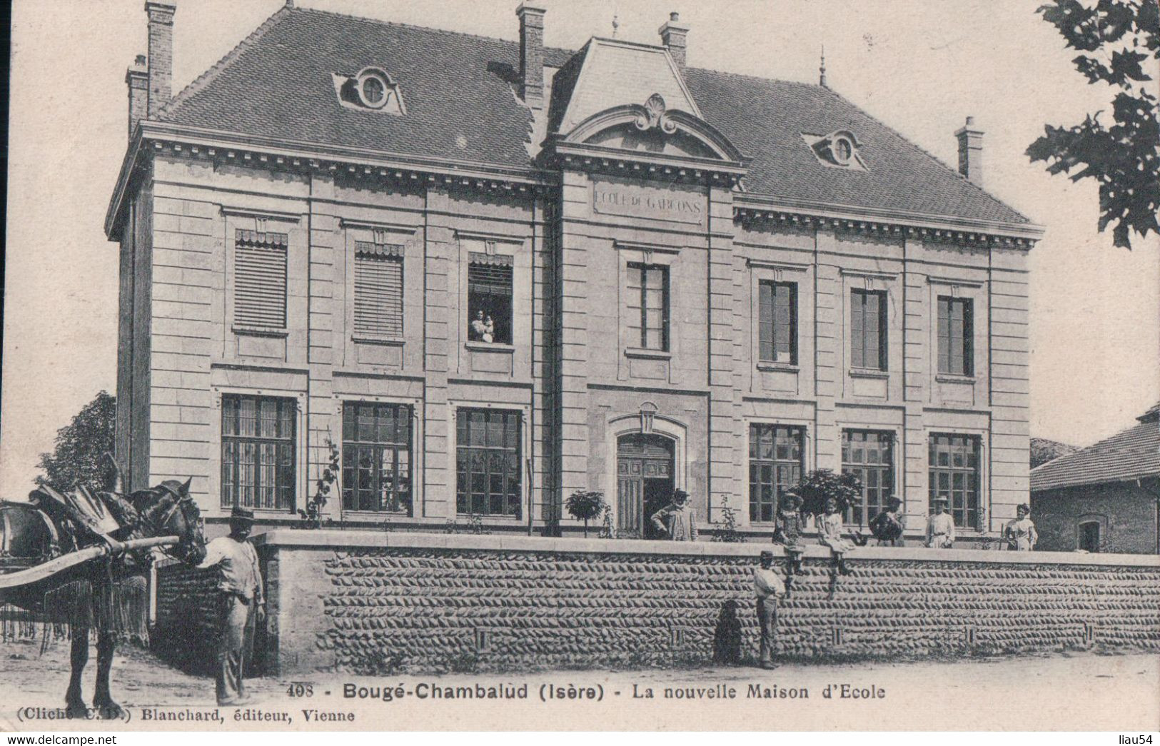 Bougé-Chambalud La Nouvelle Maison D'Ecole (1904) - Brangues