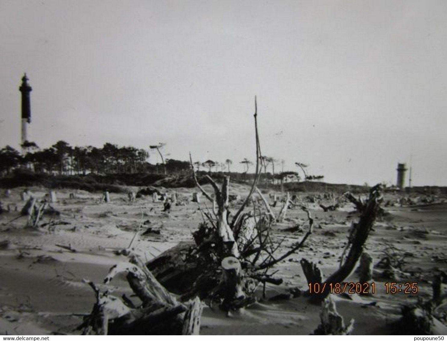 CP 17 LE CLAPET  LES MATHES Au Nord De ST PALAIS SUR MER Les Environs La Côte Sauvage Et LE PHARE DE LA COUBRE 1950 - Dampierre-sur-Boutonne