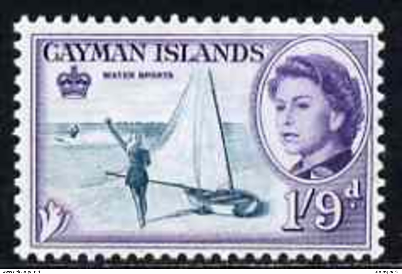 Cayman Islands 1962-64 Water Sports 1s9d Unmounted Mint, SG 176 - Cayman Islands