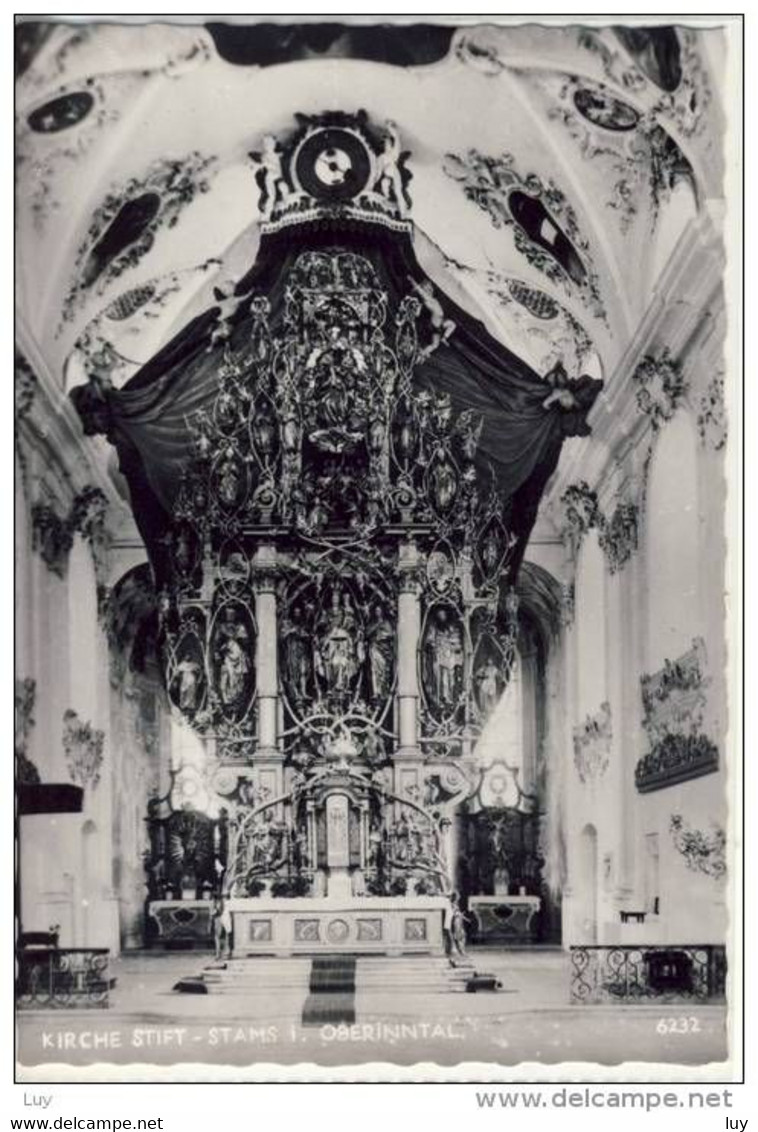 Kirche Innenansicht,  STIFT - STAMS I. Oberinntal - Altar     Um 1950 CHRISTIANITY - Stams