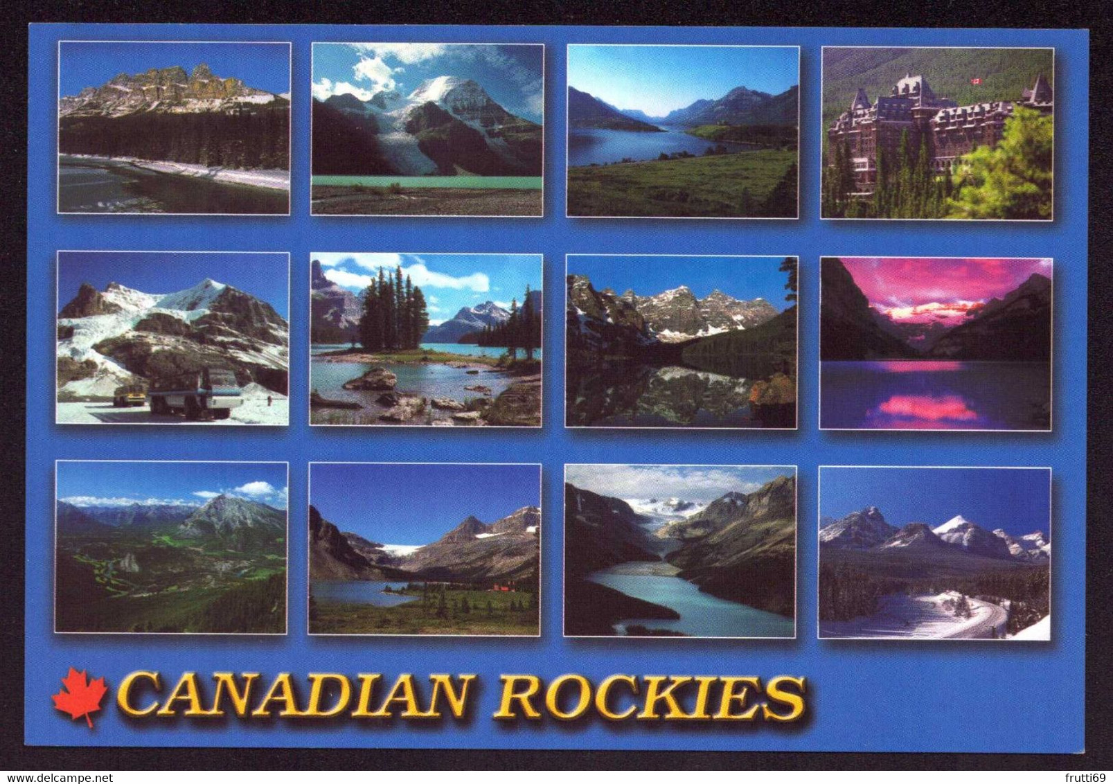 AK 03629 CANADA .- Canadian Rockies - Cartes Modernes