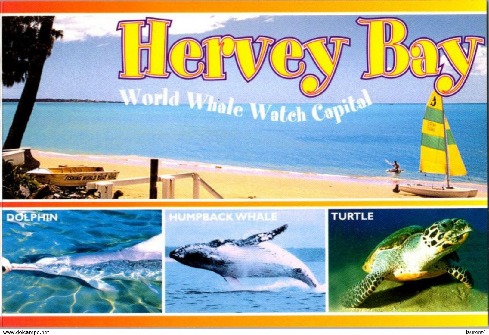 (5 A 32) Australia - QLD - Hervey Bay (doulbe Size Postcard - Folded) - Sunshine Coast