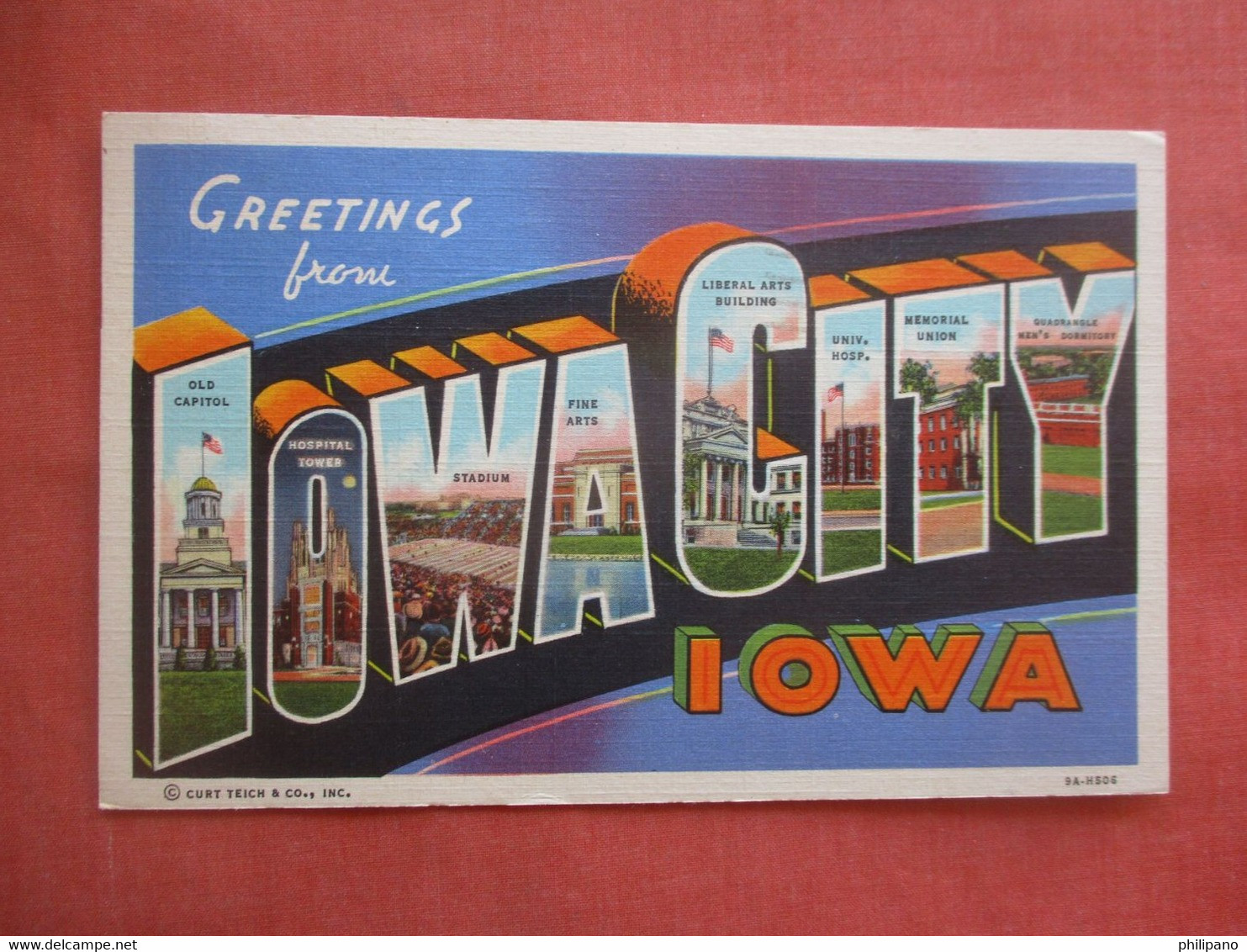 Greetings   Iowa City Iowa > Iowa City    Ref 5220 - Iowa City