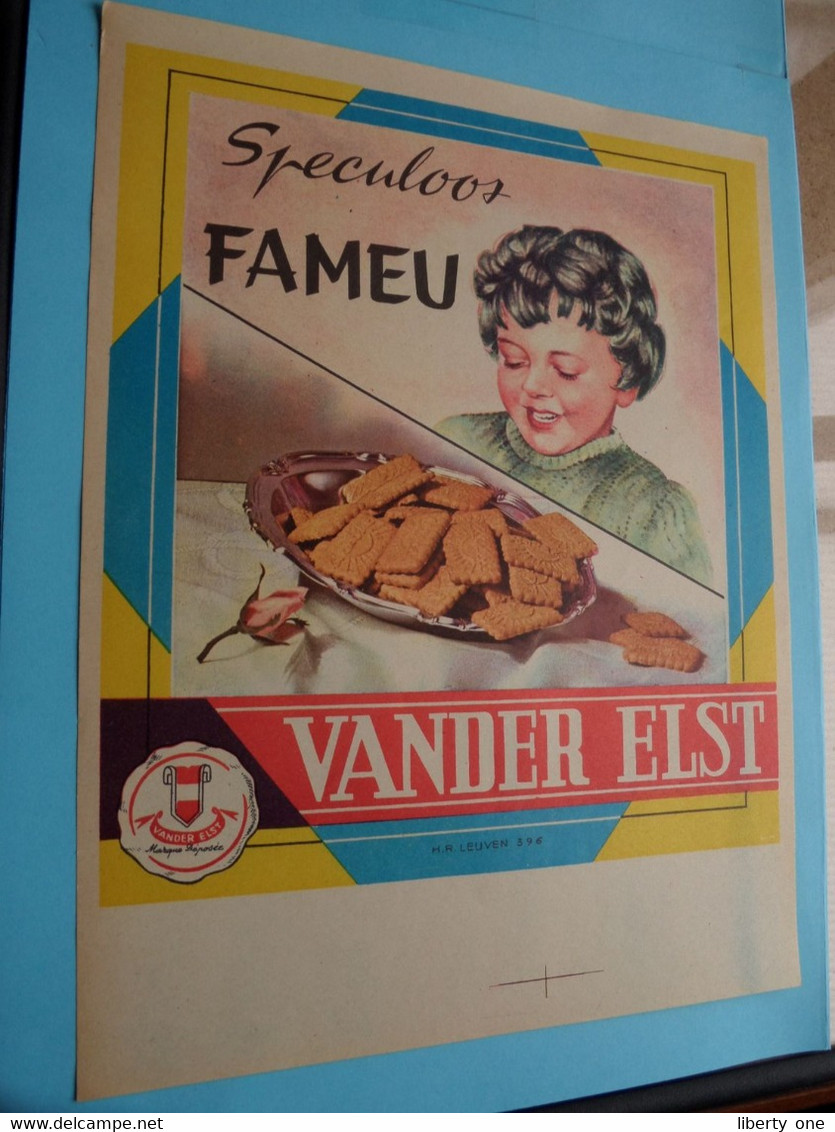 Speculoos FAMEU ( VANDER ELST > H.R. Leuven 396 ) Formaat A4 ( Zie/voir Photo > Scan ) Wikkel / Verpakking ! - Autres & Non Classés