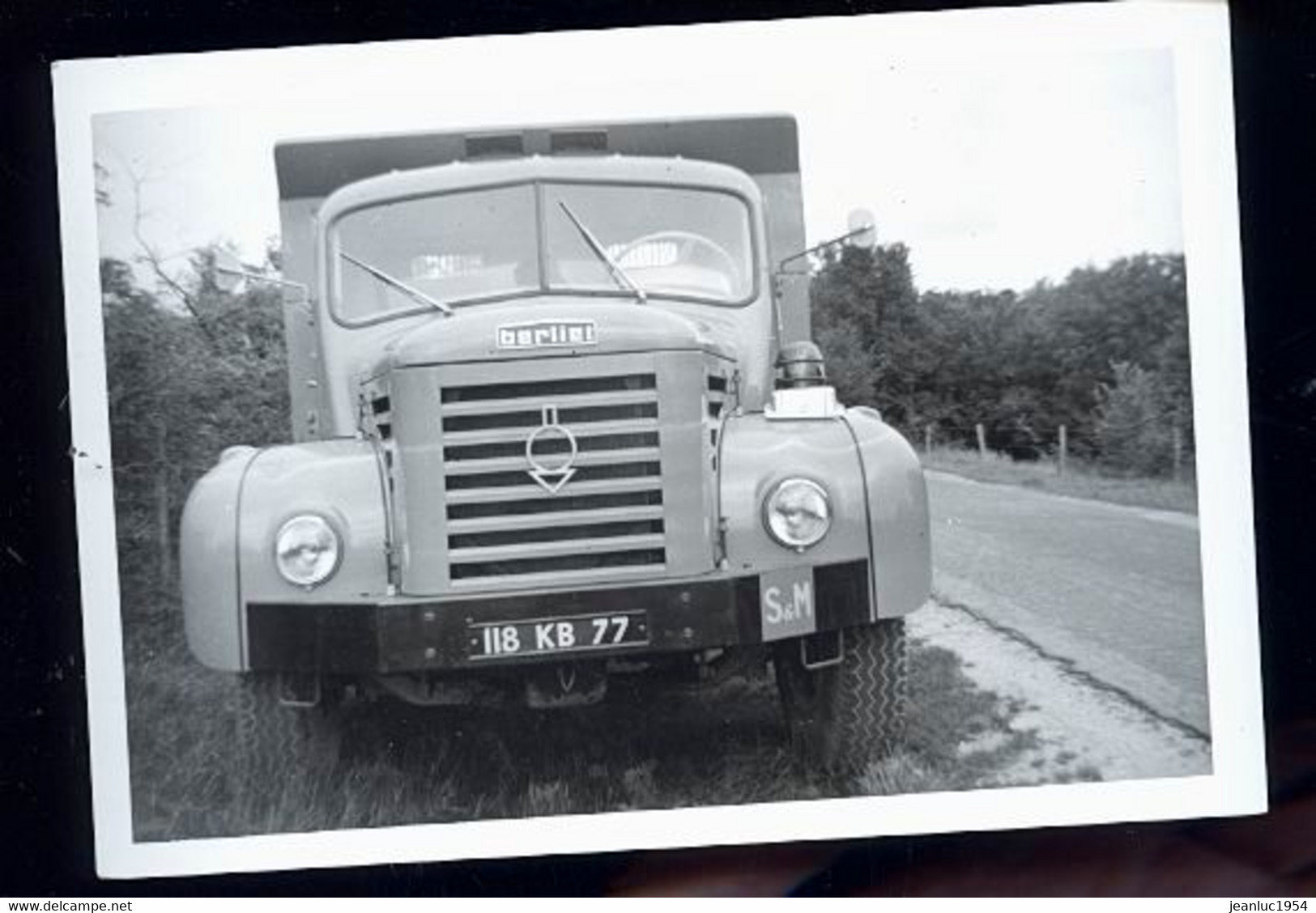BERLIET 1963 NU 123 PHOTO - Transporter & LKW