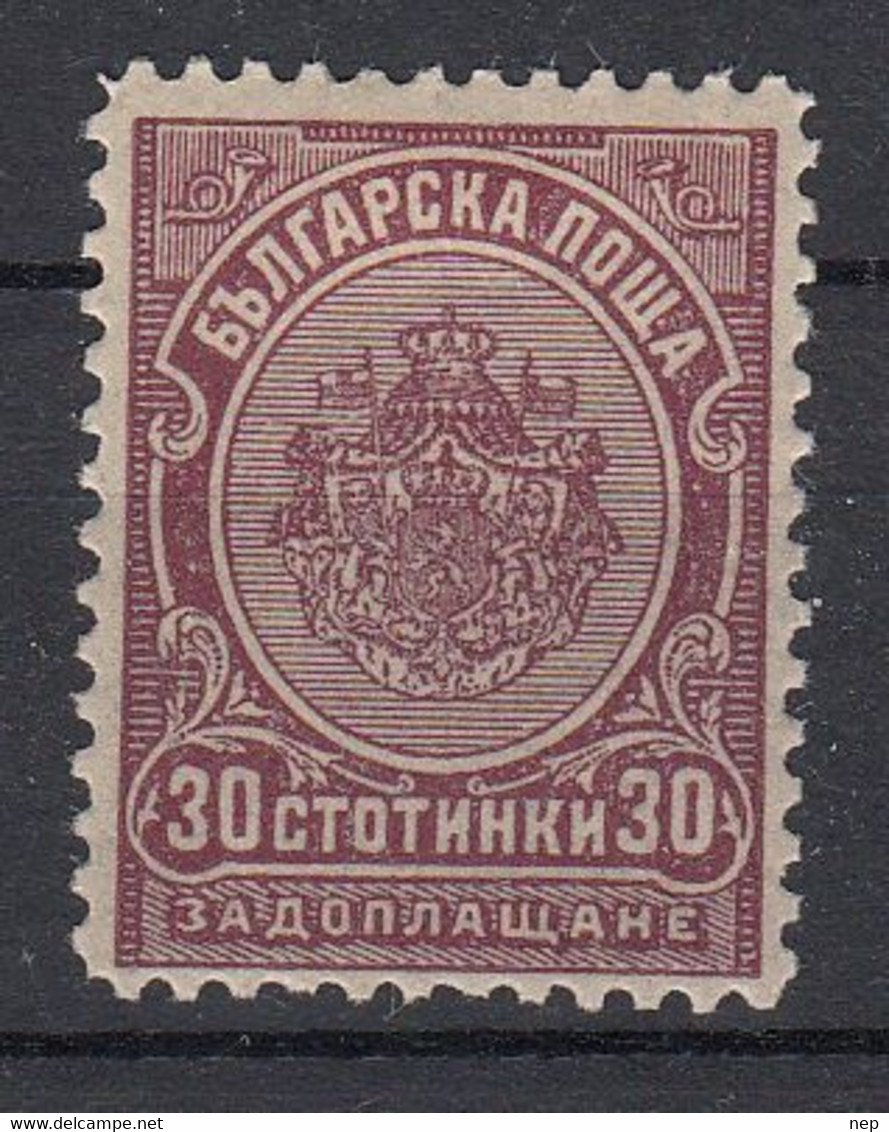 BULGARIJE - Michel - 1901/13 - Nr 19  - MH* - Timbres-taxe