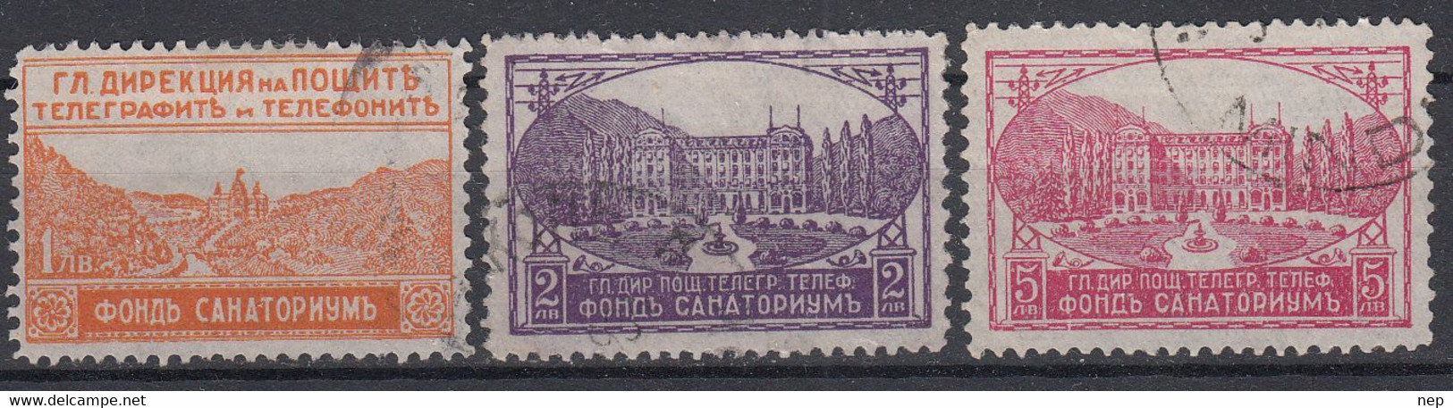 BULGARIJE - Michel - 1927 - Nr 5/7 (Welwillendheidszegels) - Gest/Obl/Us - Timbres De Service