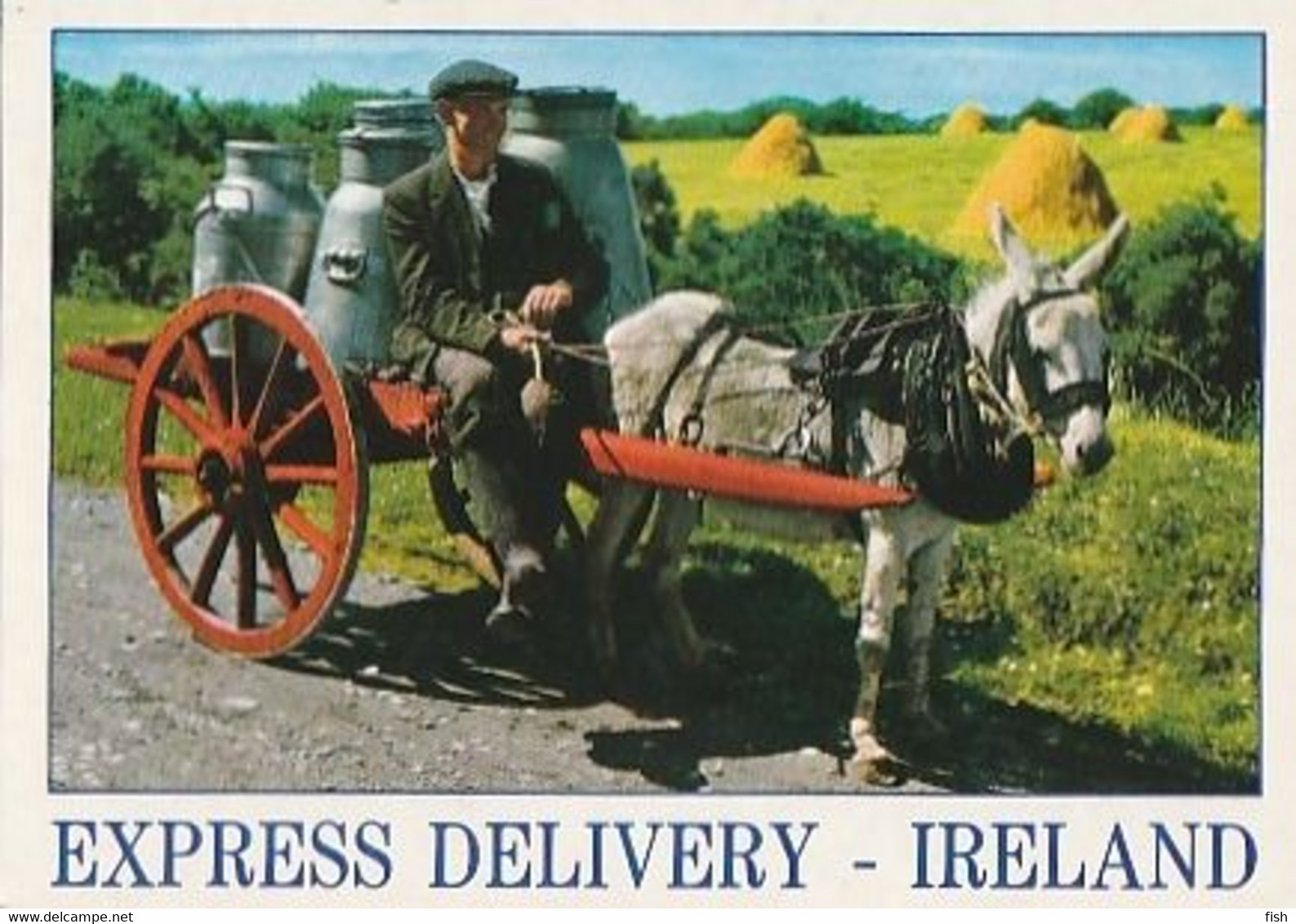 Ireland & Marcofilia, Express Delivery, Norfolk  United Kingdom  (288854) - Covers & Documents