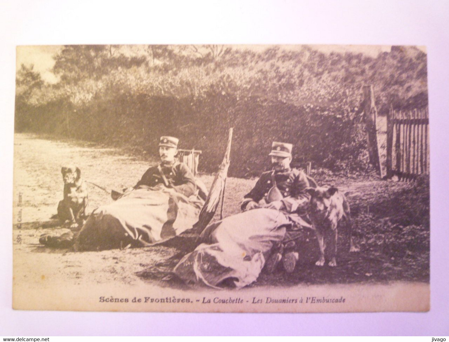 2021 - 3435  Scènes De Frontières  -  La COUCHETTE  -  Les DOUANIERS à L'EMBUSCADE  1911   XXX - Douane