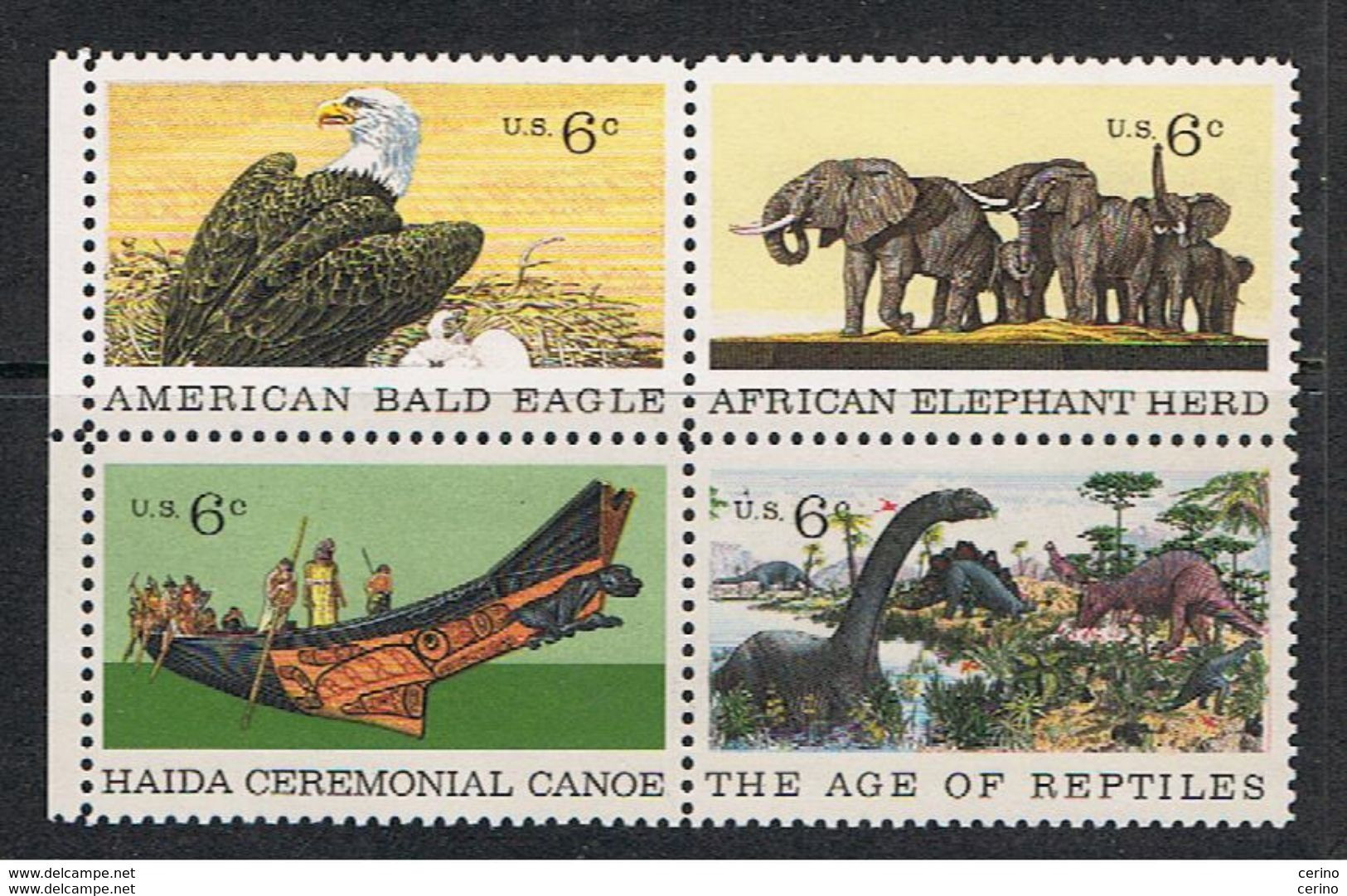 U.S.A.:  1970  MUSEUM  -  BLOCK  4  KOMPLET  SET  UNUSED  STAMPS  -  YV/TELL. 890/93 - 1941-80