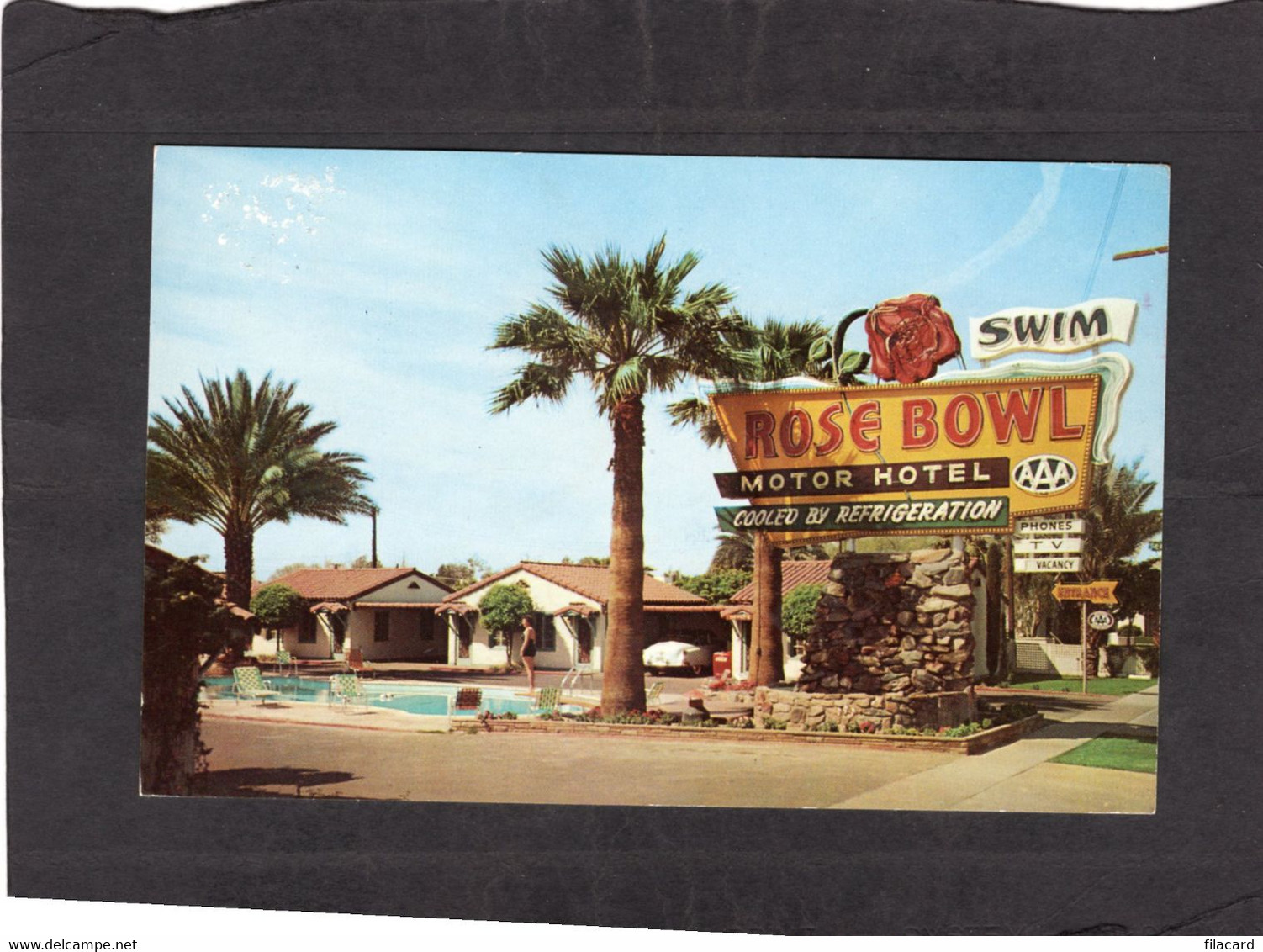 104913     Stati  Uniti,   Rose  Bowl  Motor  Hotel,  Phoenix,  Arizona,  VGSB  1965 - Phönix