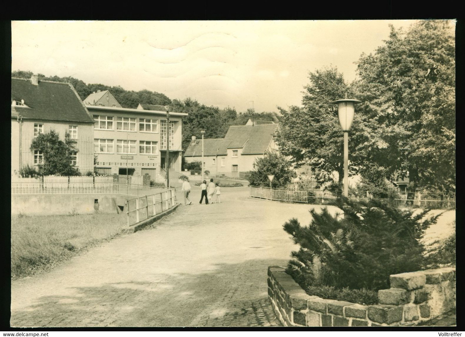 DDR Foto AK 1970 Hohburg Kreis Wurzen, Blick Auf Den Rat Der Gemeinde, Gelaufen - Wurzen