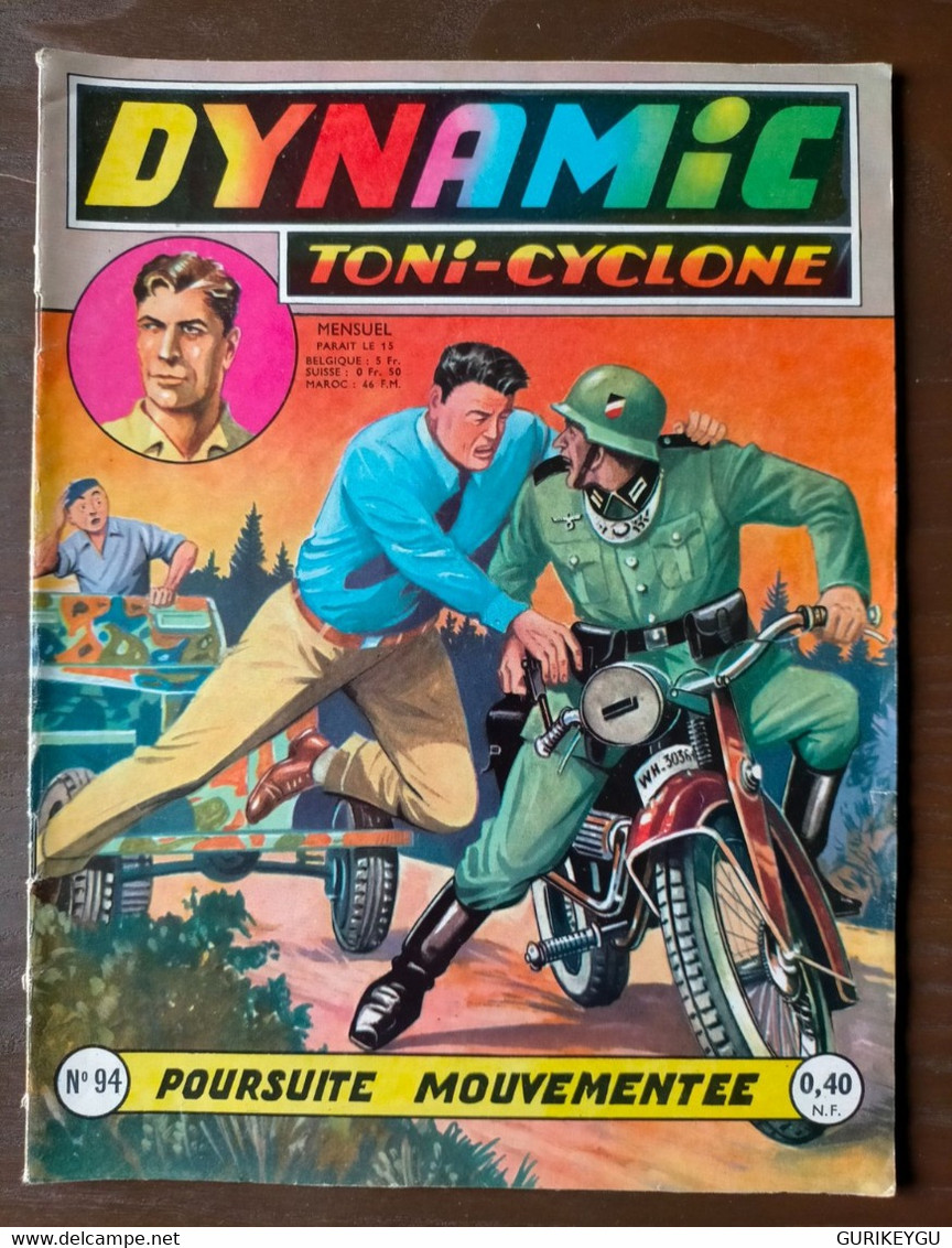 Bd   DYNAMIC Toni - Cyclone N° 94  ARTIMA 1960  Bd Guerre - Arédit & Artima