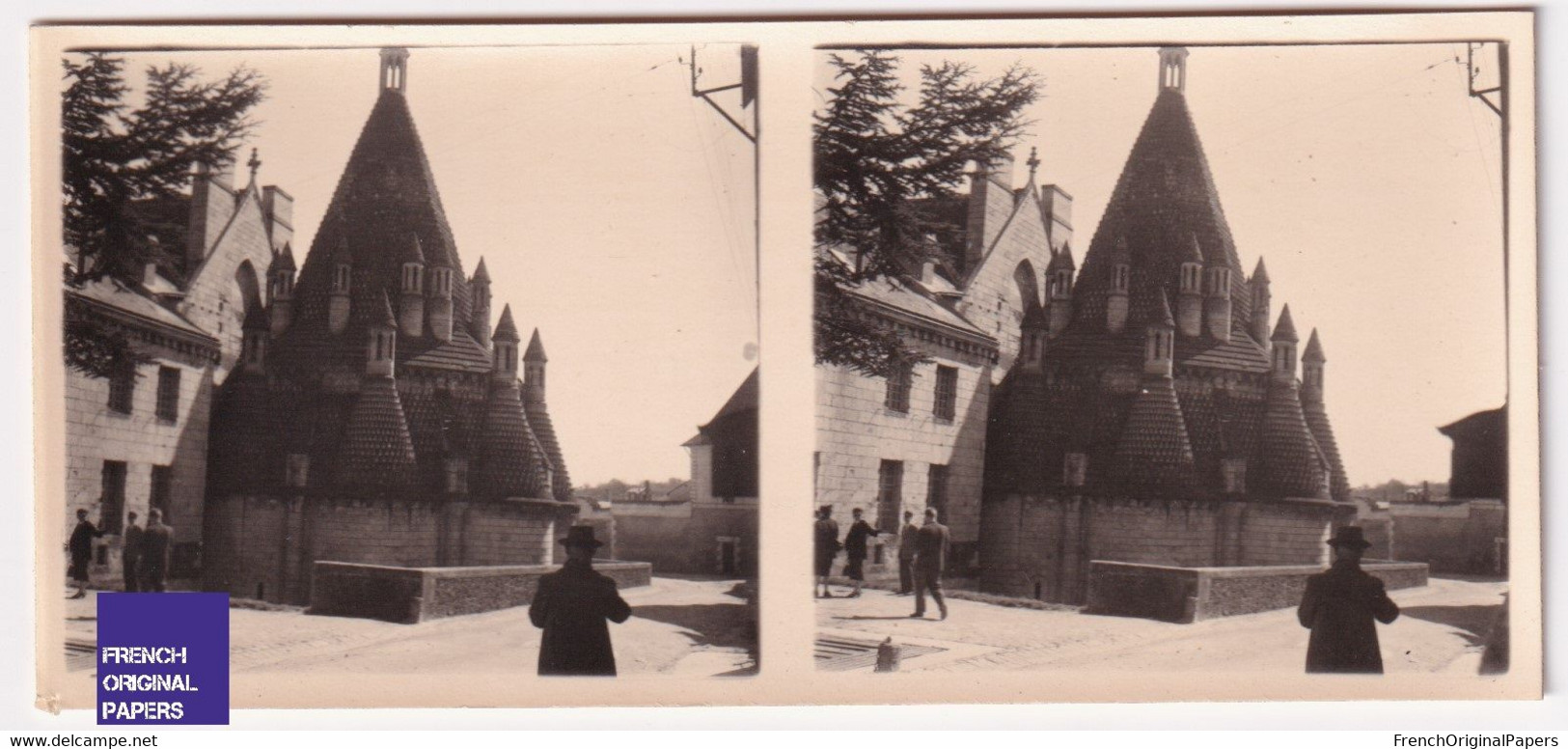 Fontevrault / Abbaye Anciennes Cuisines 1954 Photo Stéréoscopique 12,8x5,8cm Maine Et Loire 49 Fontevraud A59-30 - Photos Stéréoscopiques