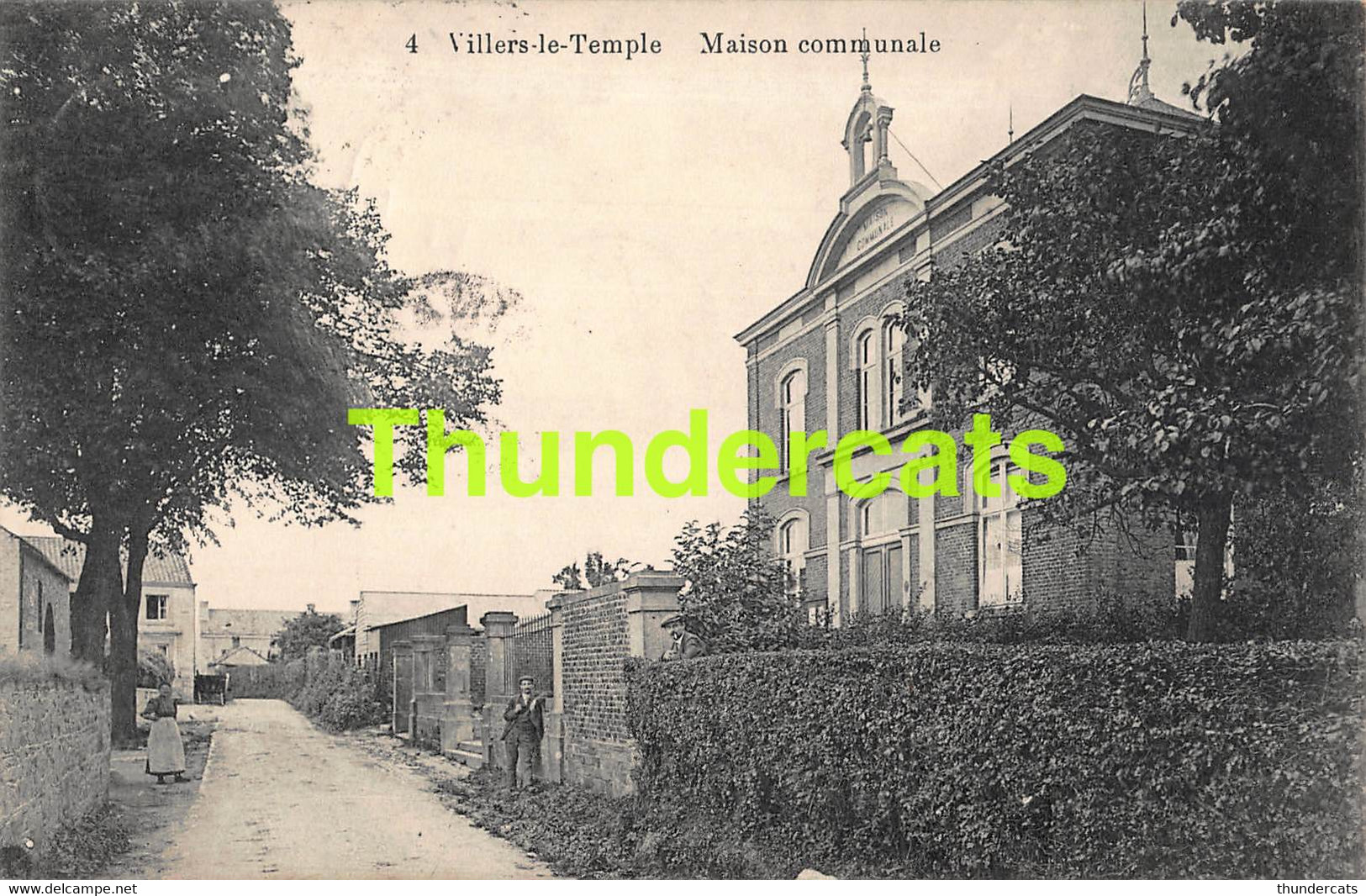 CPA VILLERS LE TEMPLE MAISON COMMUNALE - Nandrin