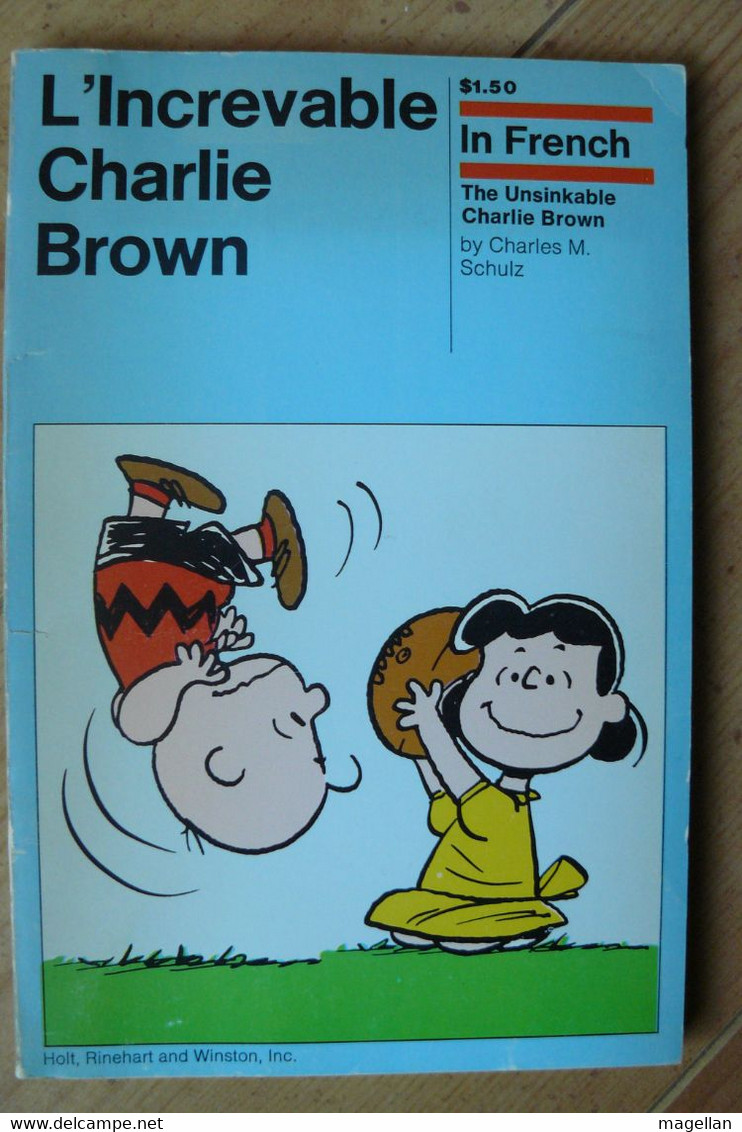 Peanuts - L'increvable Charlie Brown - Holt, Rinehart & Winston 1971 - EO - Peanuts