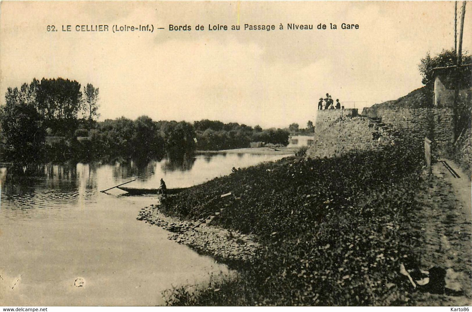 Le Cellier * Les Bords De Loire Au Passage à Niveau De La Gare - Le Cellier