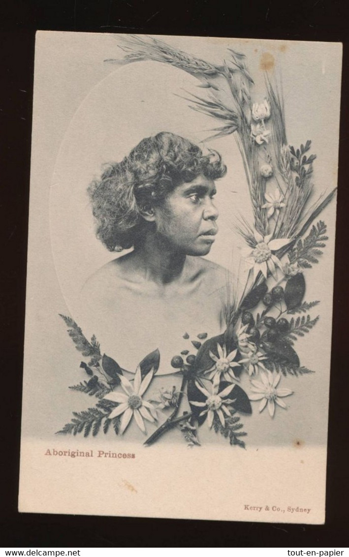 CPA -Océanie - Australie - Aboriginal Princess - Kerry &  Co - Femme Aborigène - Aborigènes