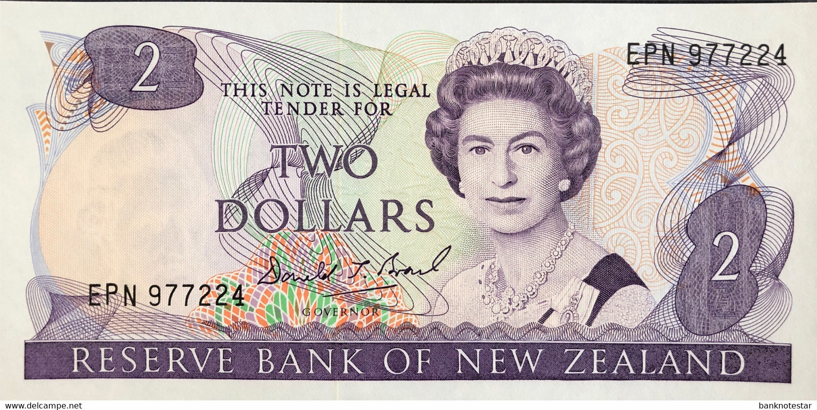 New Zealand 2 Dollars, P-170c (1989) - UNC - Nueva Zelandía
