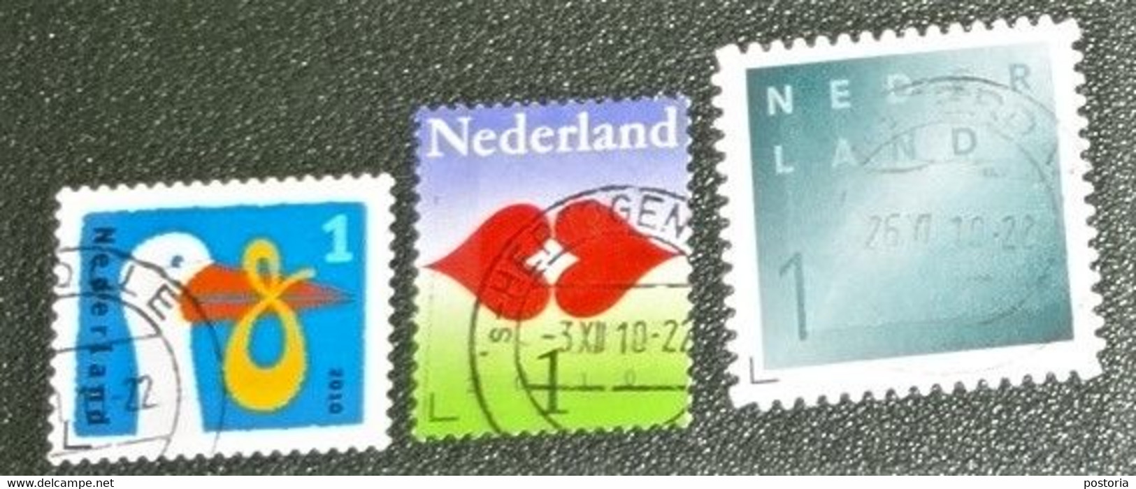 Nederland - NVPH - 2744 T/m 2746 - 2010 - Gebruikt - Cancelled - Gelegenheid - Geboorte - Liefde - Rouw - Used Stamps