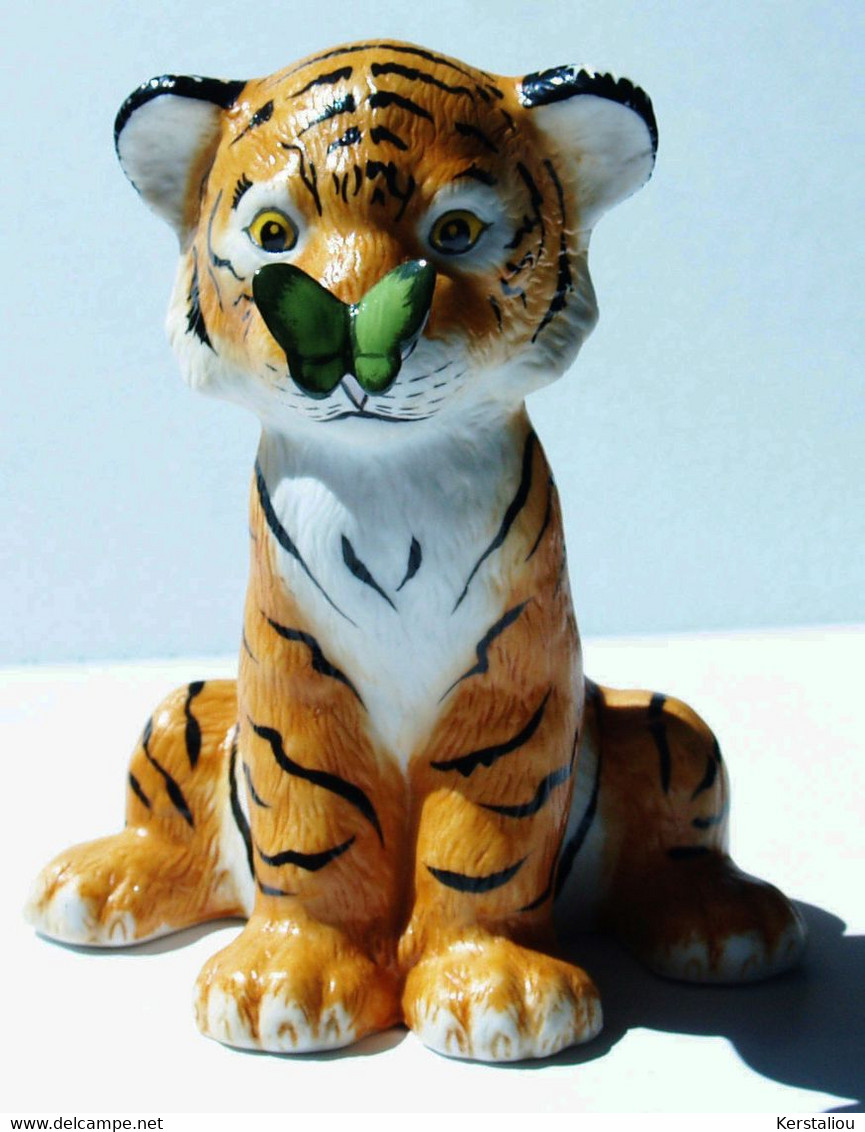 5 FIGURINES ANIMALES – EVA DALBERG – FRANKLIN - PORCELAINES - TBE