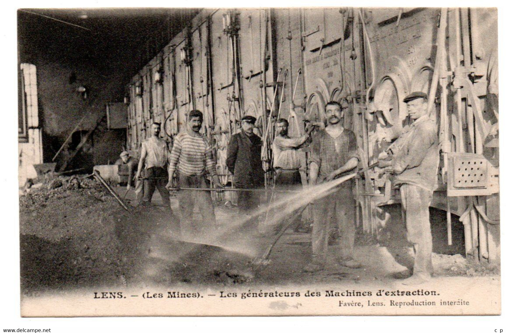 Lens   -  Les Mines -  Les Generateurs Des Machines D'Extraction  - CPA°gk - Avion