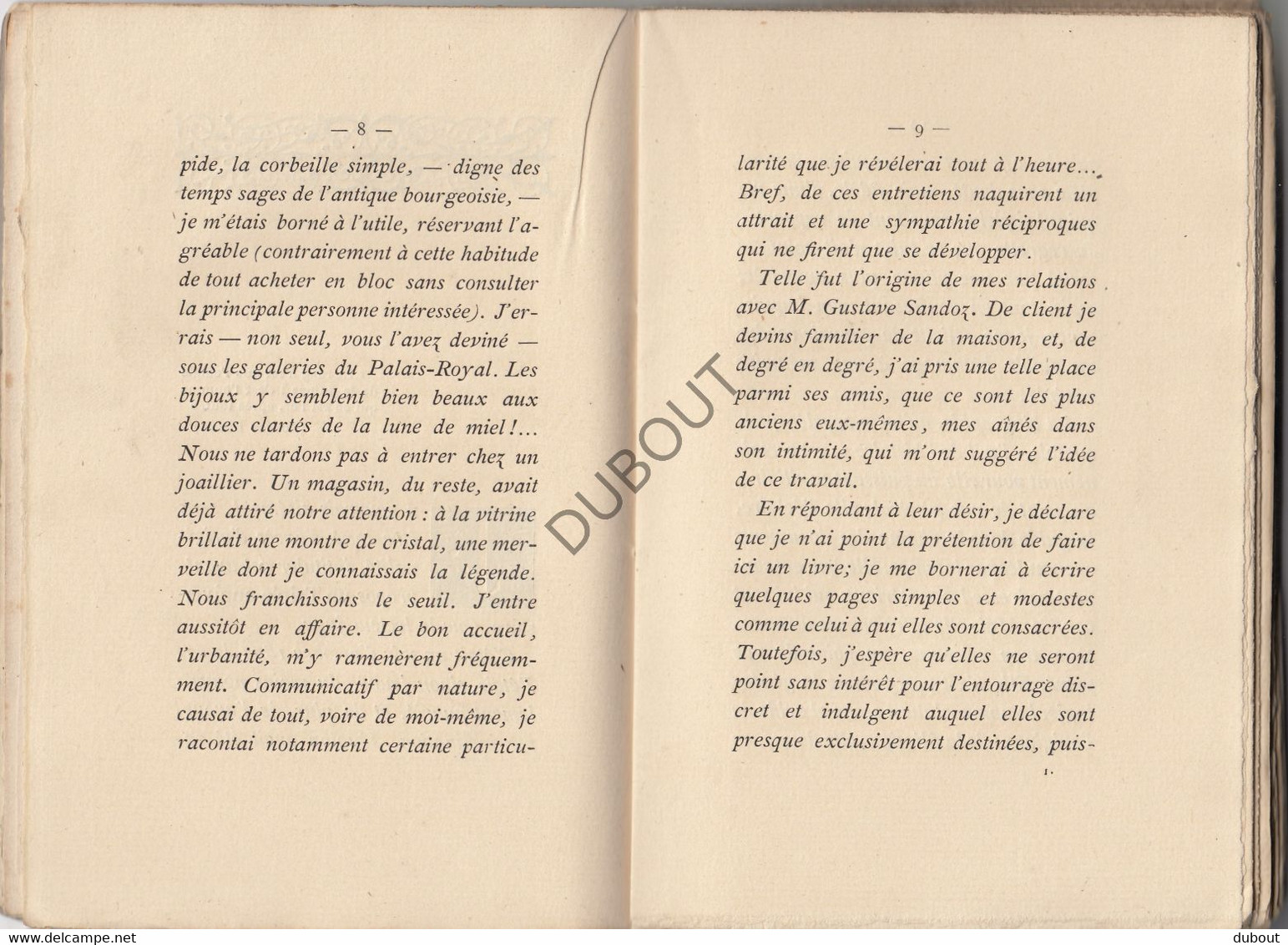 Notice Sur Charles Auguste SANDOZ - Emile CÜper - Paris, Impr Quantin - 1883  (W7) - Anciens