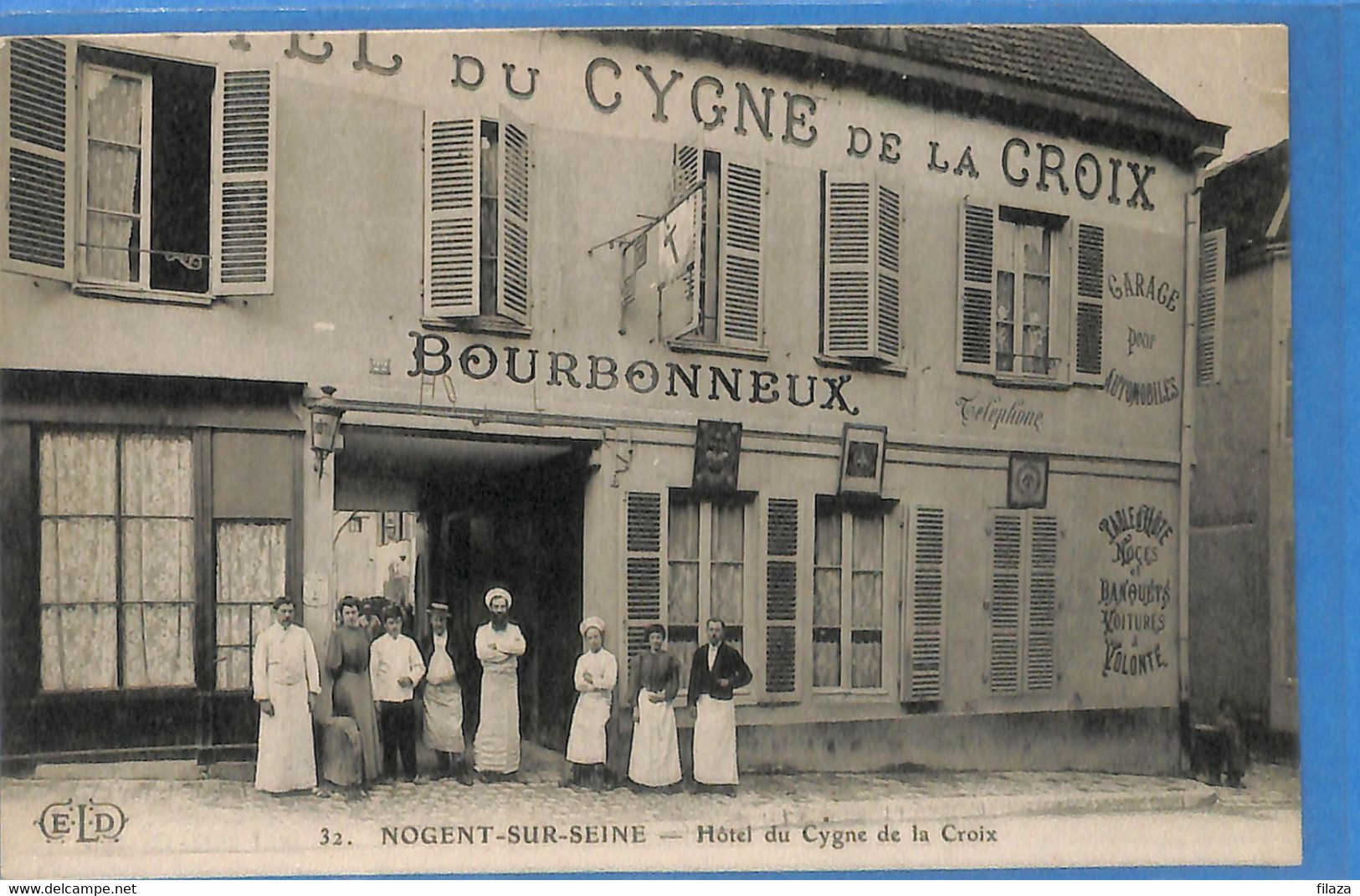10 - Aube -   Nogent Sur Seine - Hotel Du Cygne De La Croix   (N6401) - Nogent-sur-Seine