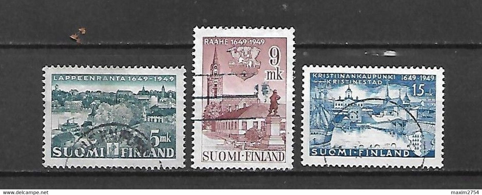 FINLANDIA - 1949 - N. 356/58 USATI (CATALOGO UNIFICATO) - Gebraucht