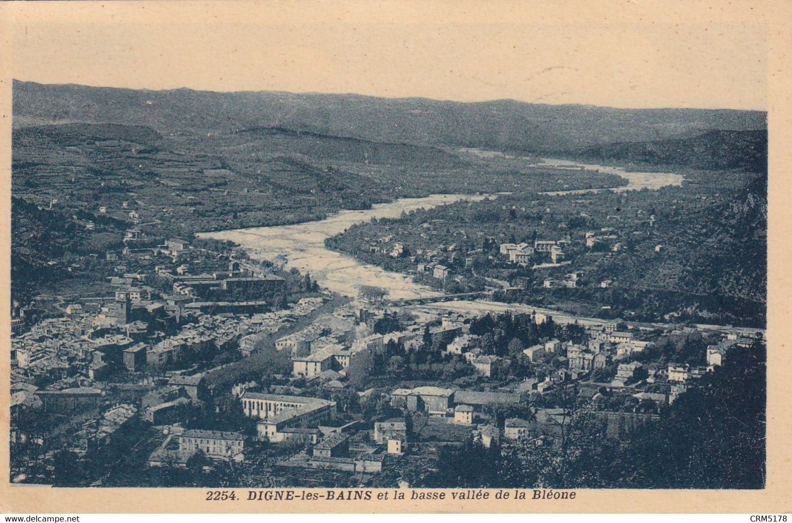 CPA-DIGNE LES BAINS Et La Basse Vallée De La Bléone-AP15 - Digne