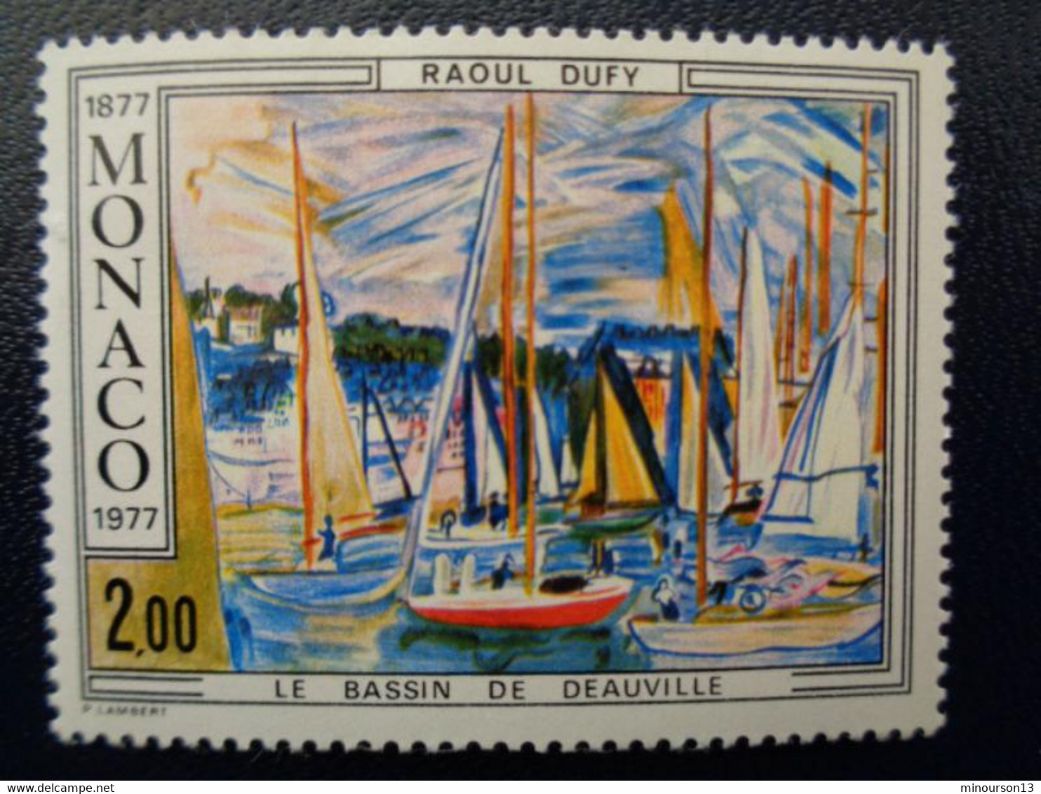 MONACO 1977 Y&T N° 1097 ** - TABLEAU DE RAOUL DUFFY - Unused Stamps