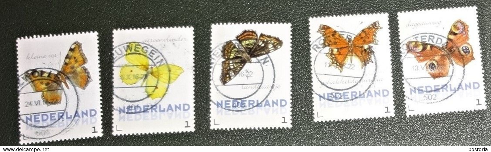 Nederland - NVPH - Uit 3012-Ac-8 - 2014 - Persoonlijke Gebruikt - Brinkman - Vlinders Winter - Timbres Personnalisés