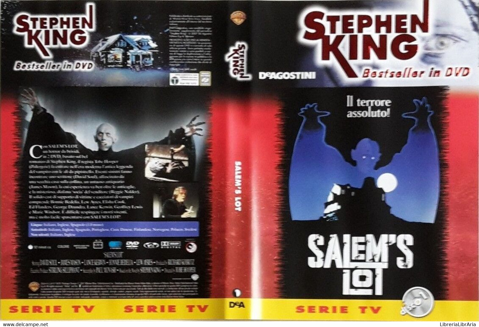 Stephen King - Salem's Lot (serie Tv) - Parte 1 - Bestseller In DVD - Thrillers